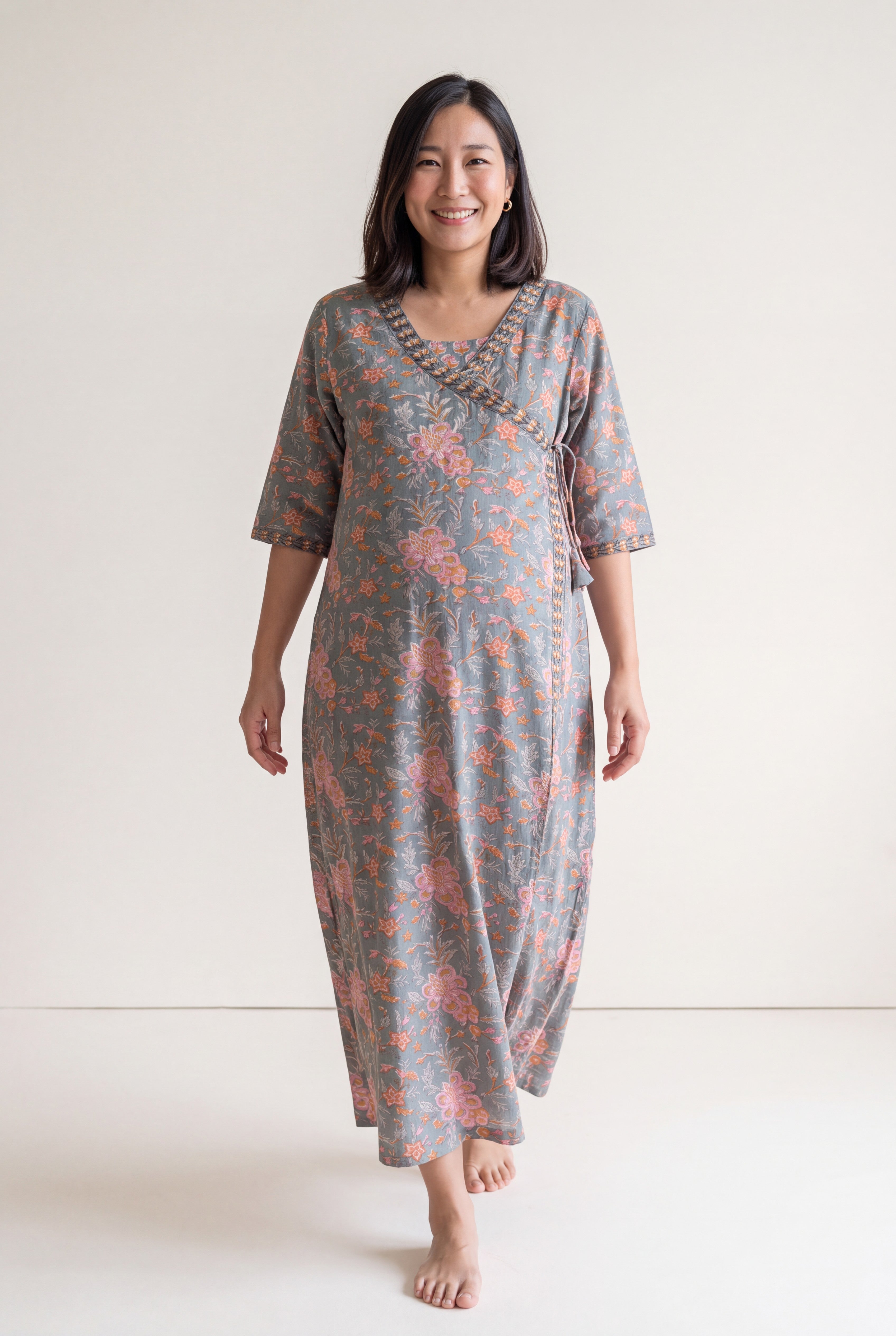 Vedang Cotton Nursing Wrap Kurti