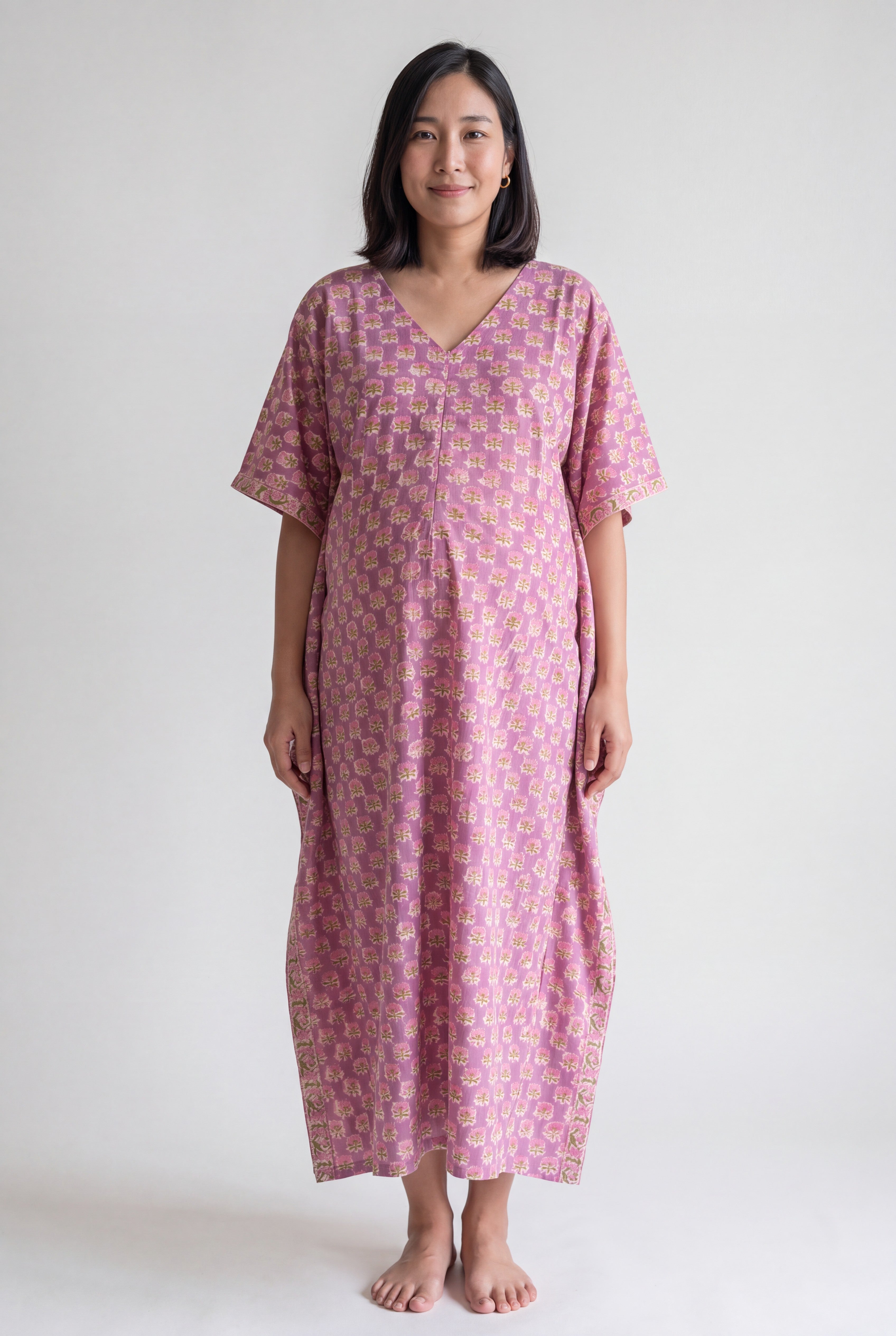 Rasnidhi Cotton Nursing Kaftan Gown