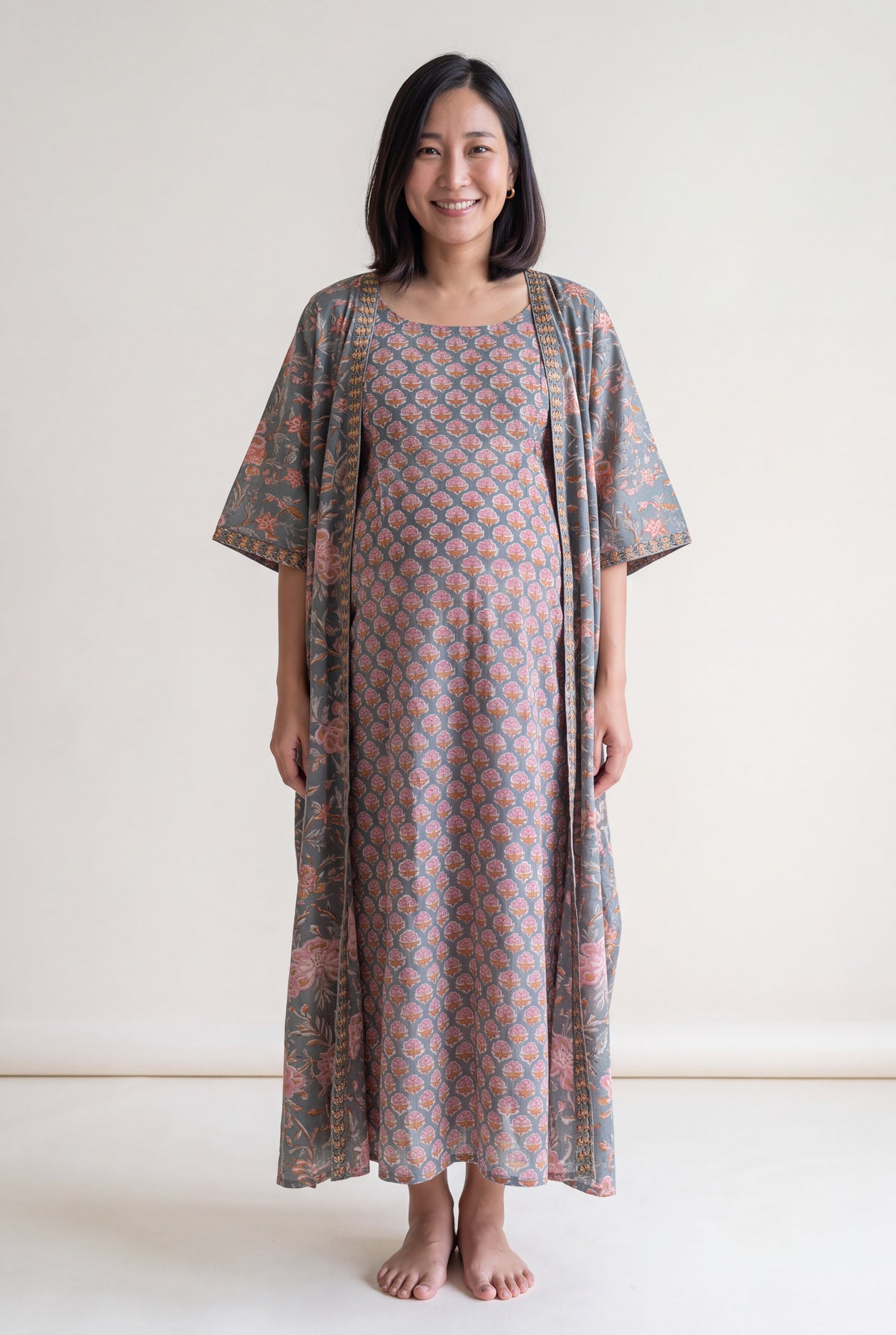 Vedang Cotton Nursing Wrap Kurti