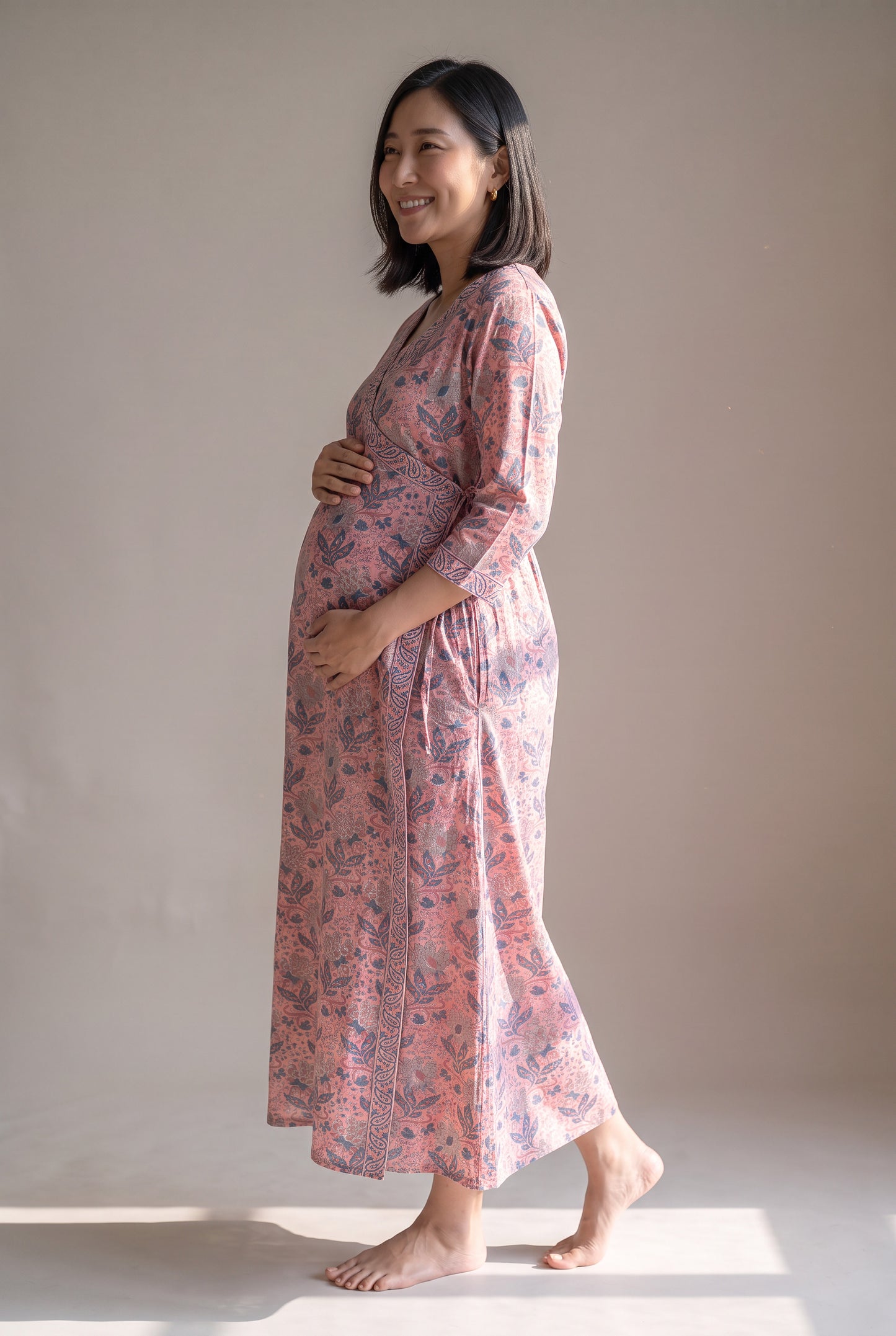 Radhya Cotton Nursing Wrap Kurti