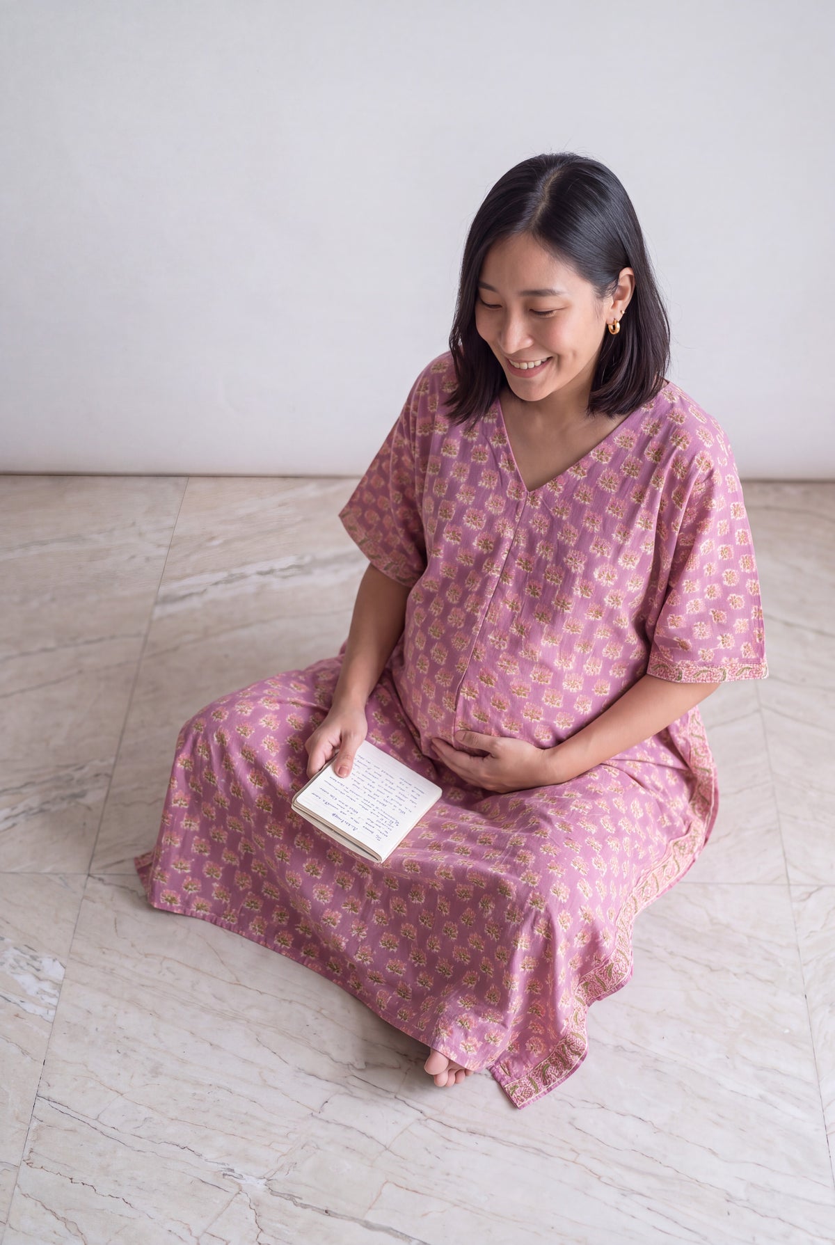 Rasnidhi Cotton Nursing Kaftan Gown