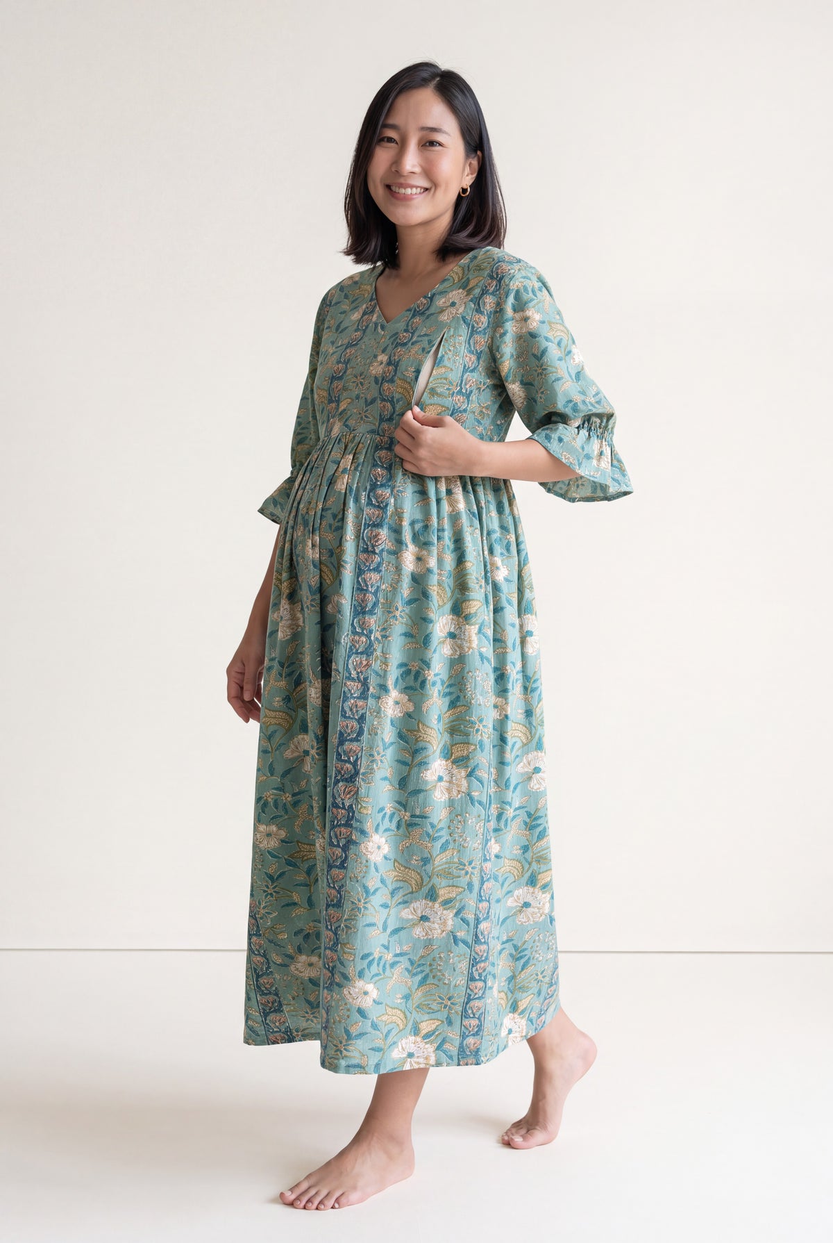 Vamshika Cotton Nursing Kurti