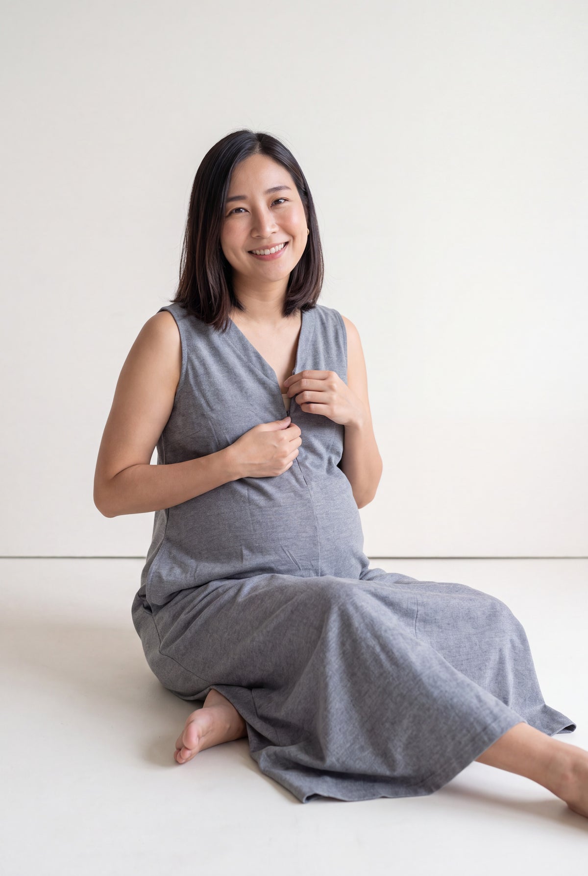 Sarang Cotton Nursing Umbrella Dress