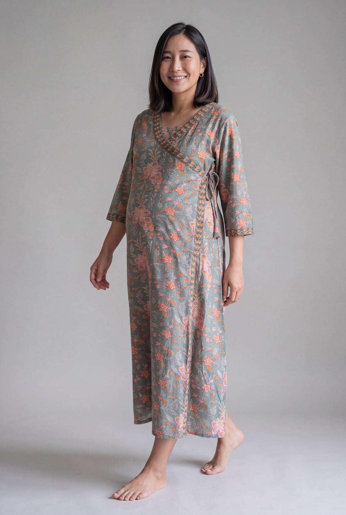 Vedang Cotton Nursing Wrap Kurti