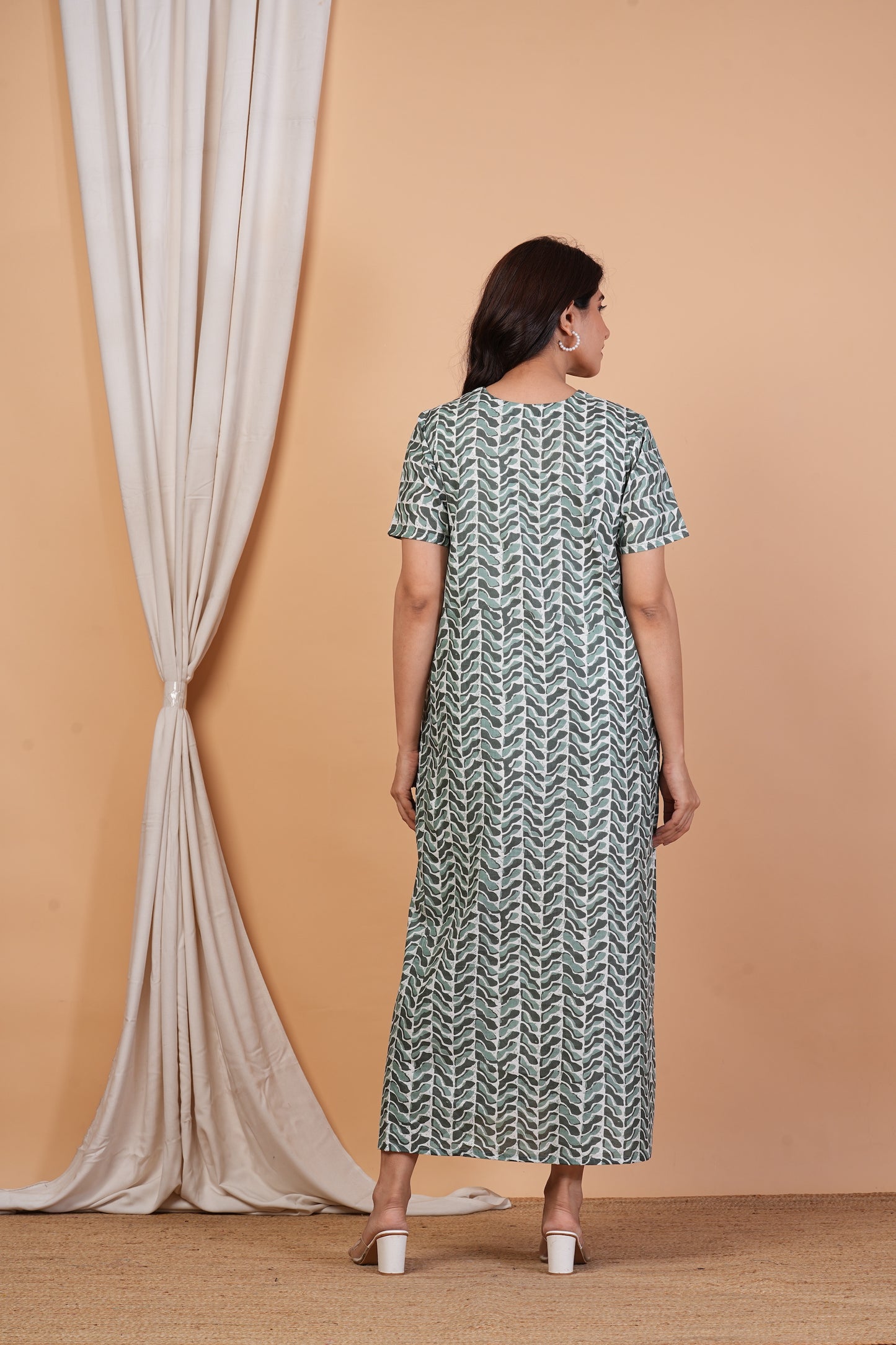 Premada Cotton Nursing Gown