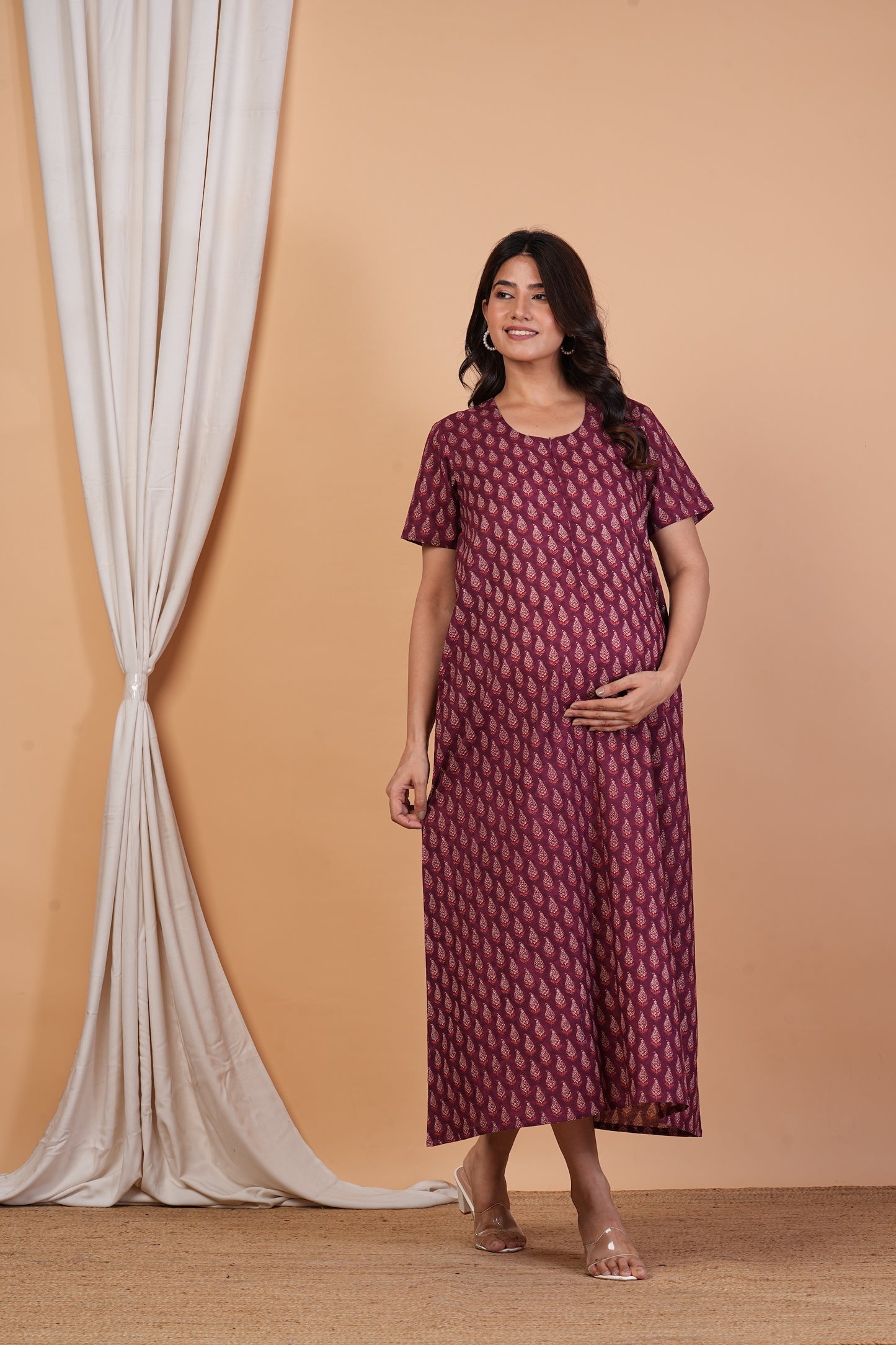 Savya Sachin Cotton Nursing Gown