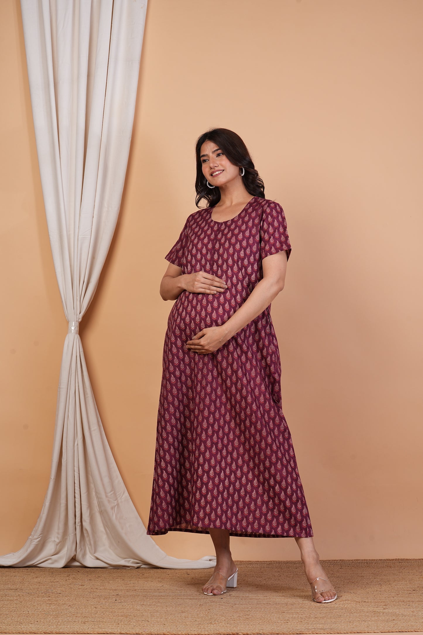 Savya Sachin Cotton Nursing Gown