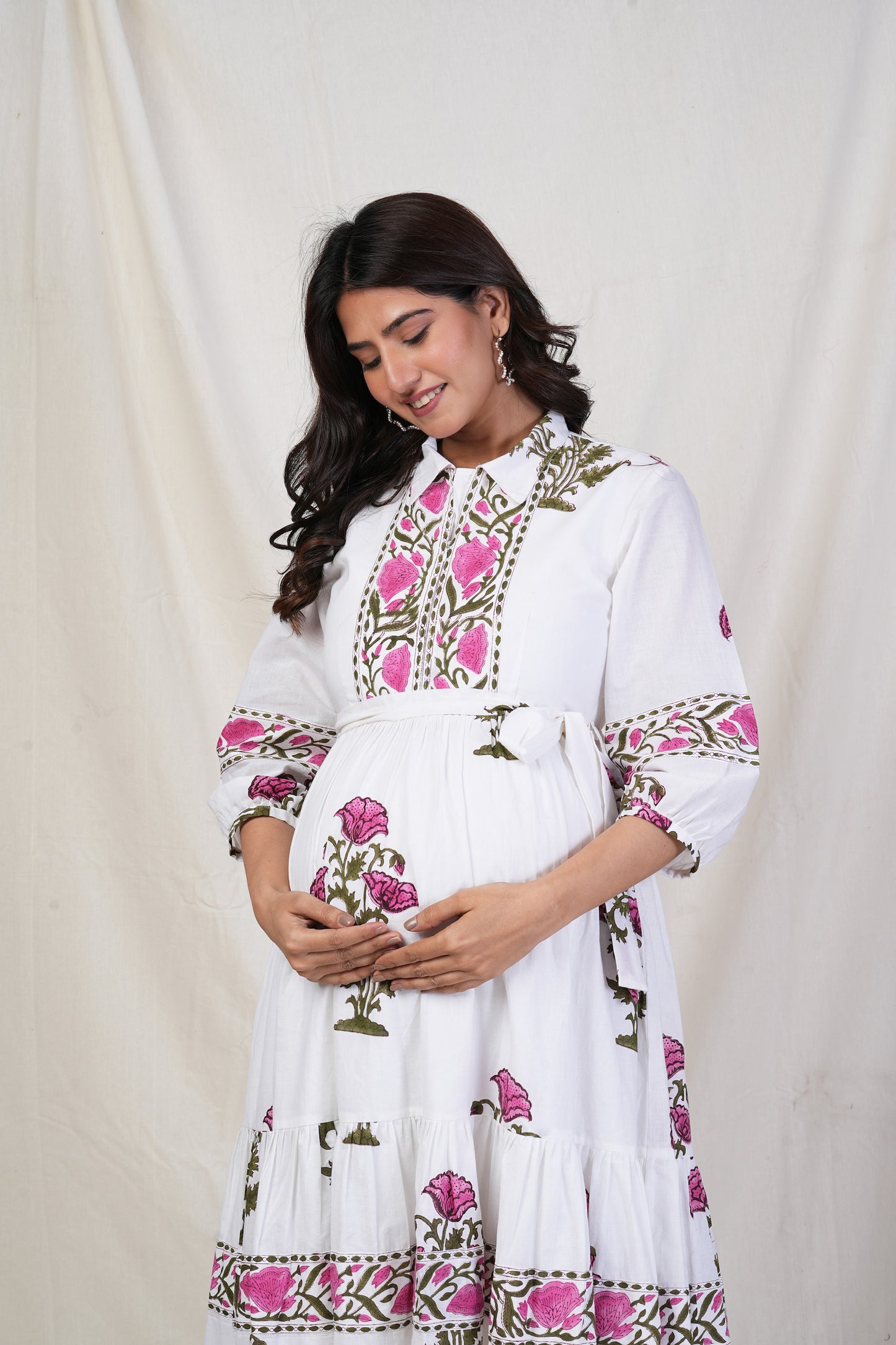 Premanjana Cotton Nursing Dress