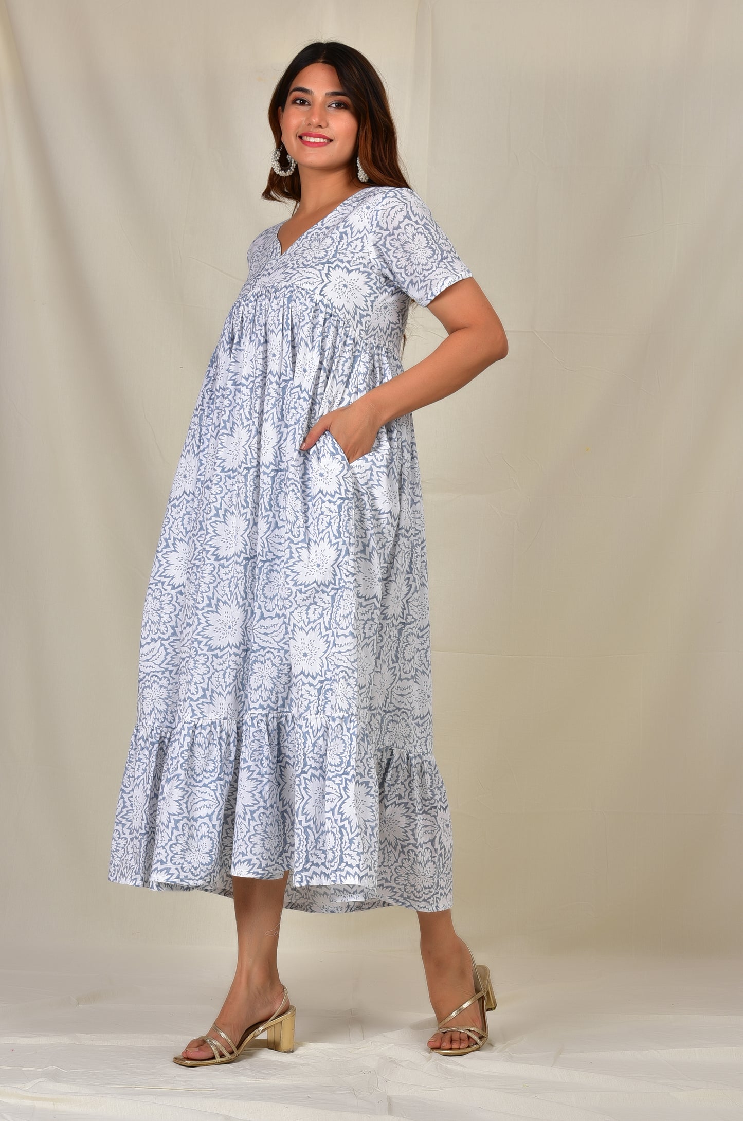 Saumya Cotton Dress (S Size)