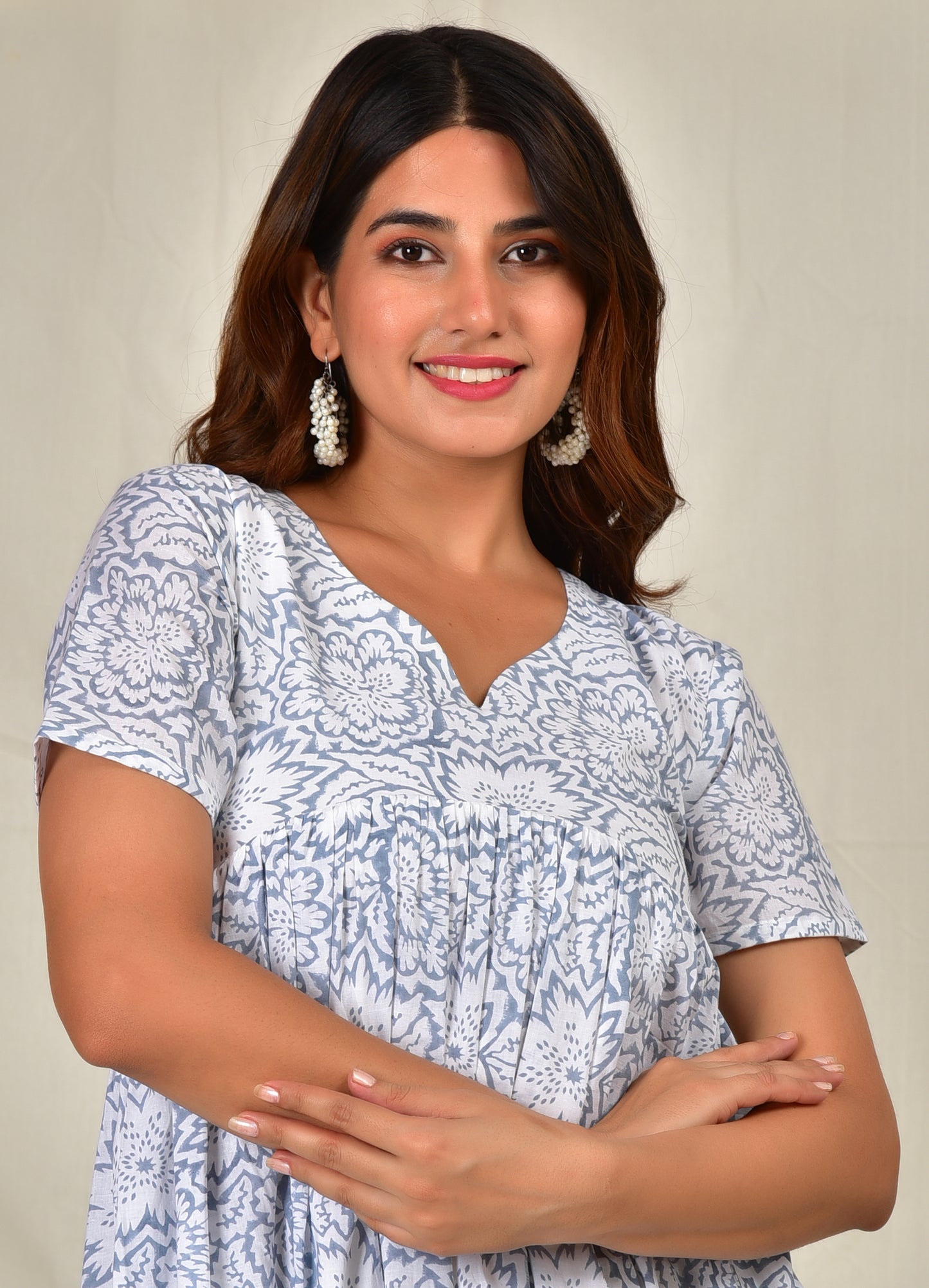 Saumya Cotton Dress (S Size)