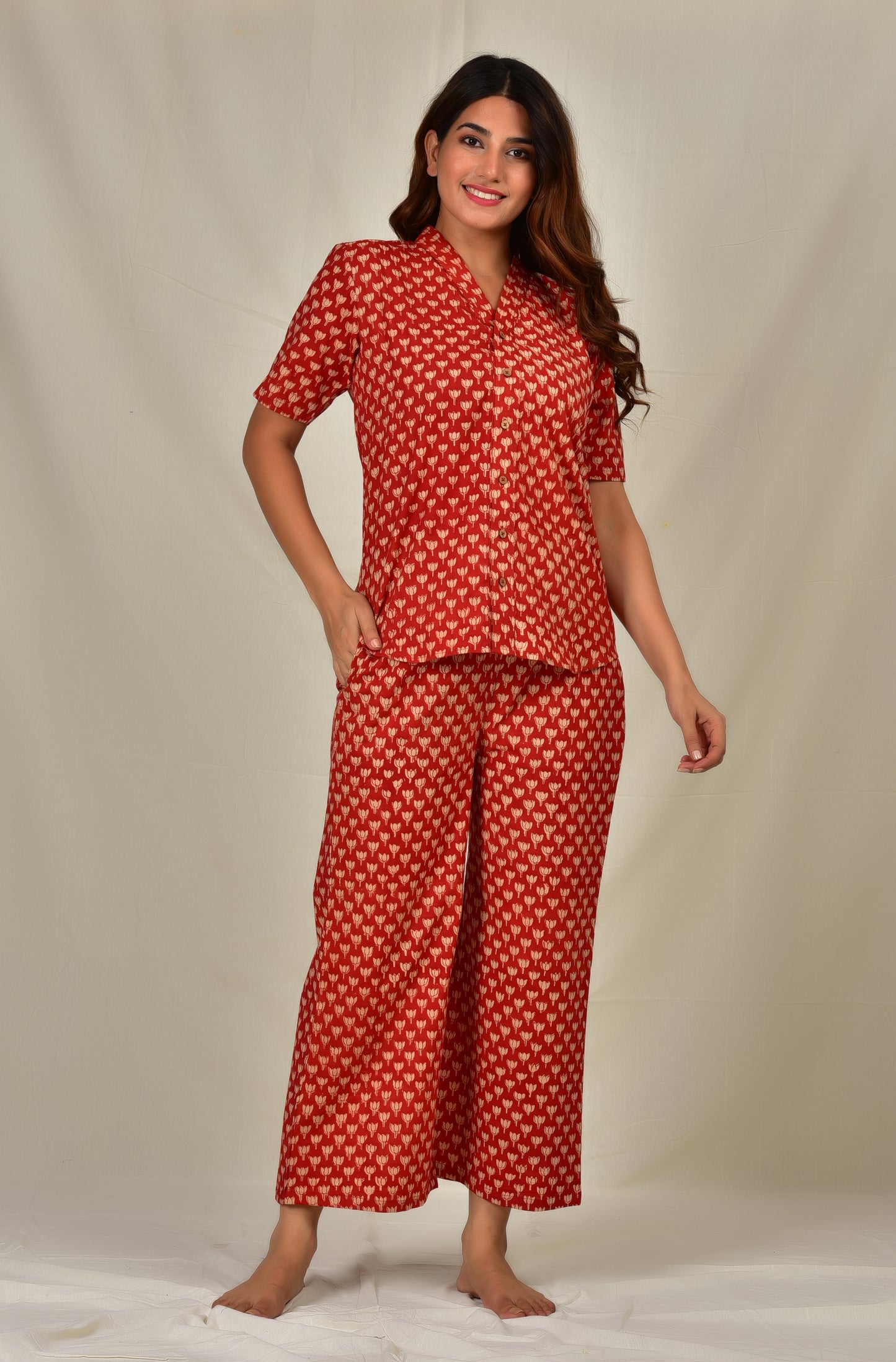 Kamal Naabha Cotton Nursing Loungewear