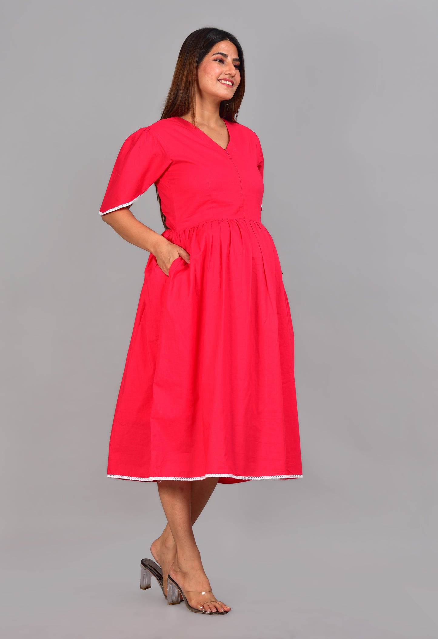Rasik Cotton Nursing Dress