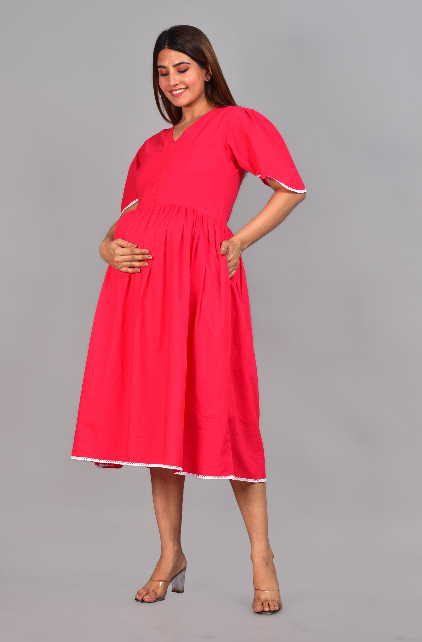 Rasik Cotton Nursing Dress