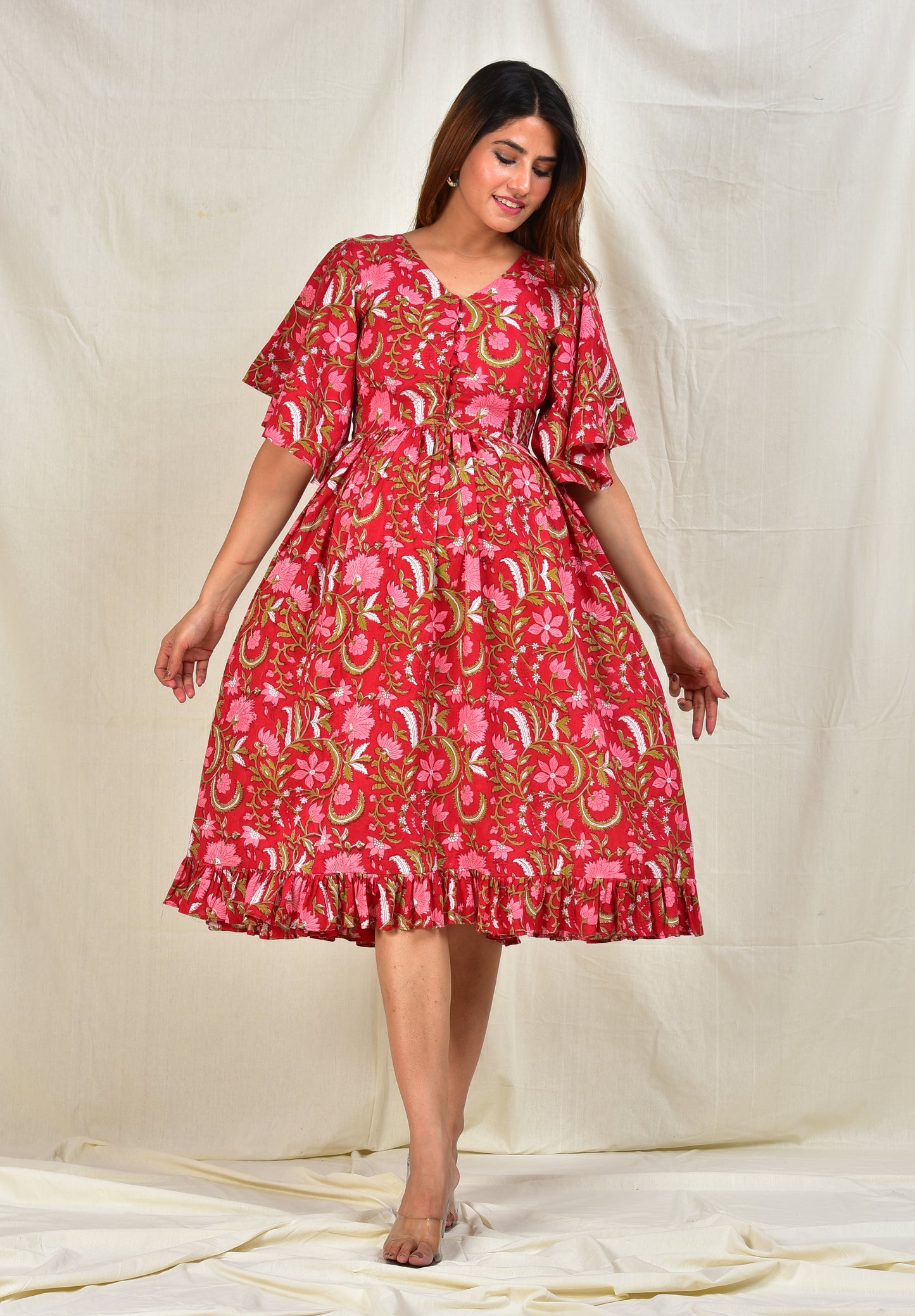 Rasa Madhuri Cotton Nursing Dress