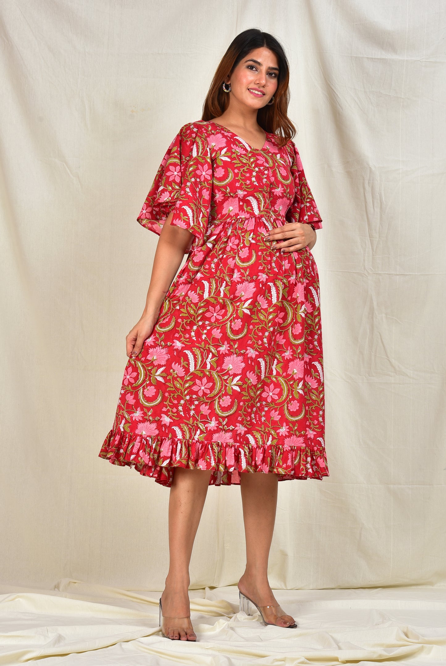 Rasa Madhuri Cotton Nursing Dress