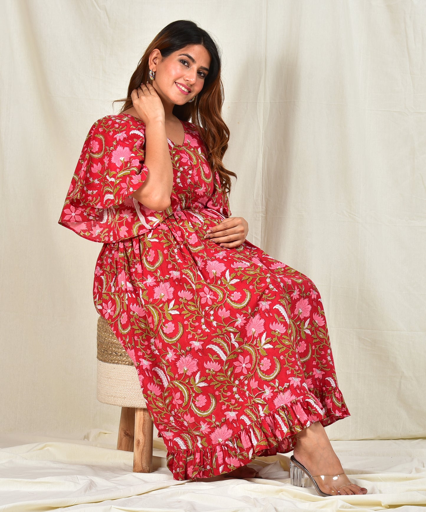 Rasa Madhuri Cotton Nursing Dress