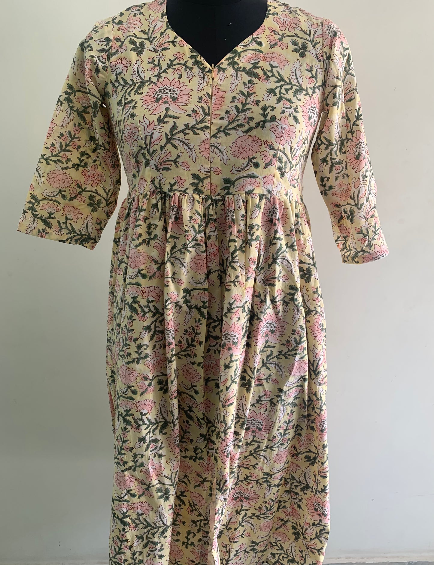 Sanatan Cotton Nursing Dress for Feeding