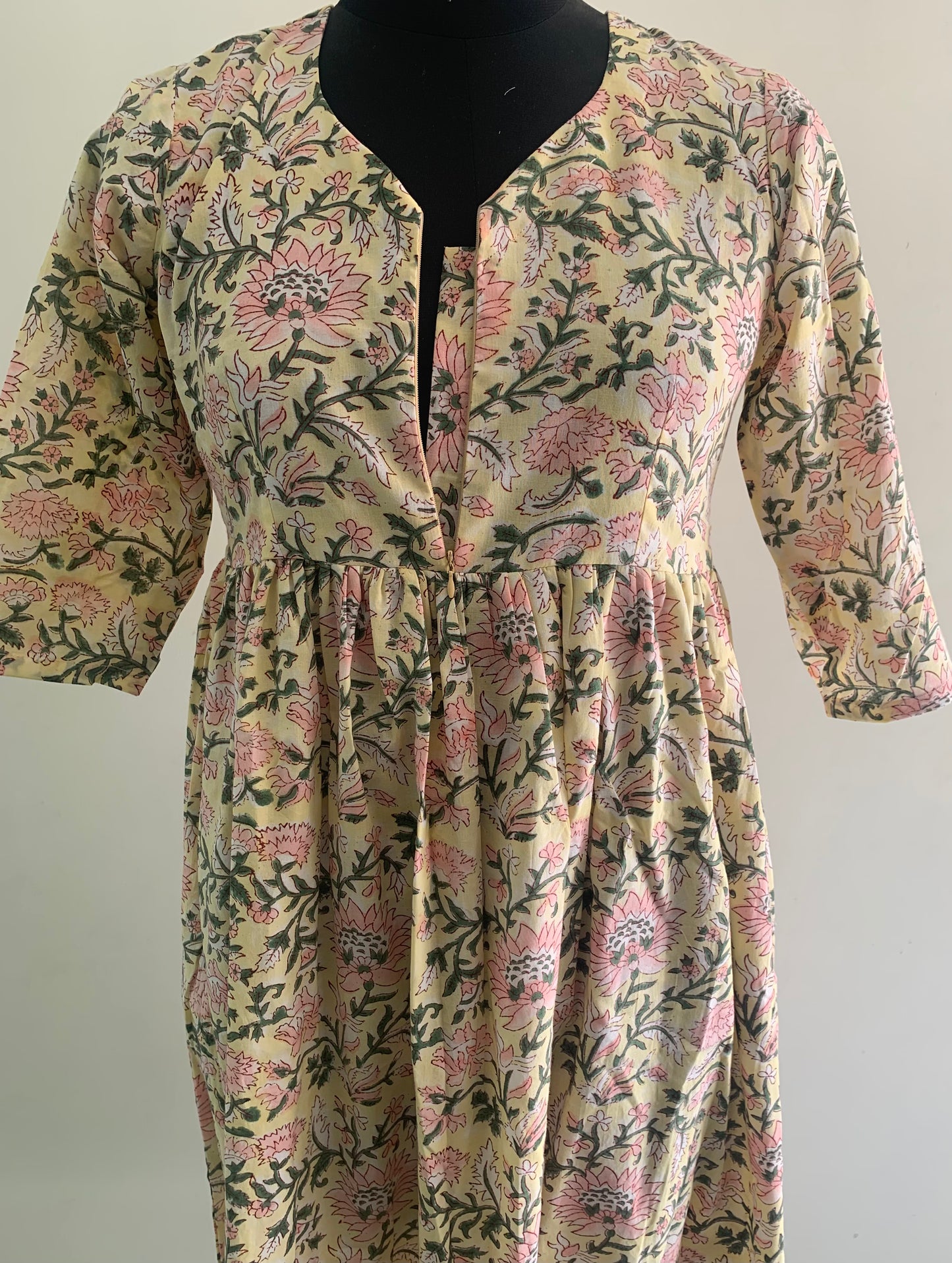 Sanatan Cotton Nursing Dress for Feeding