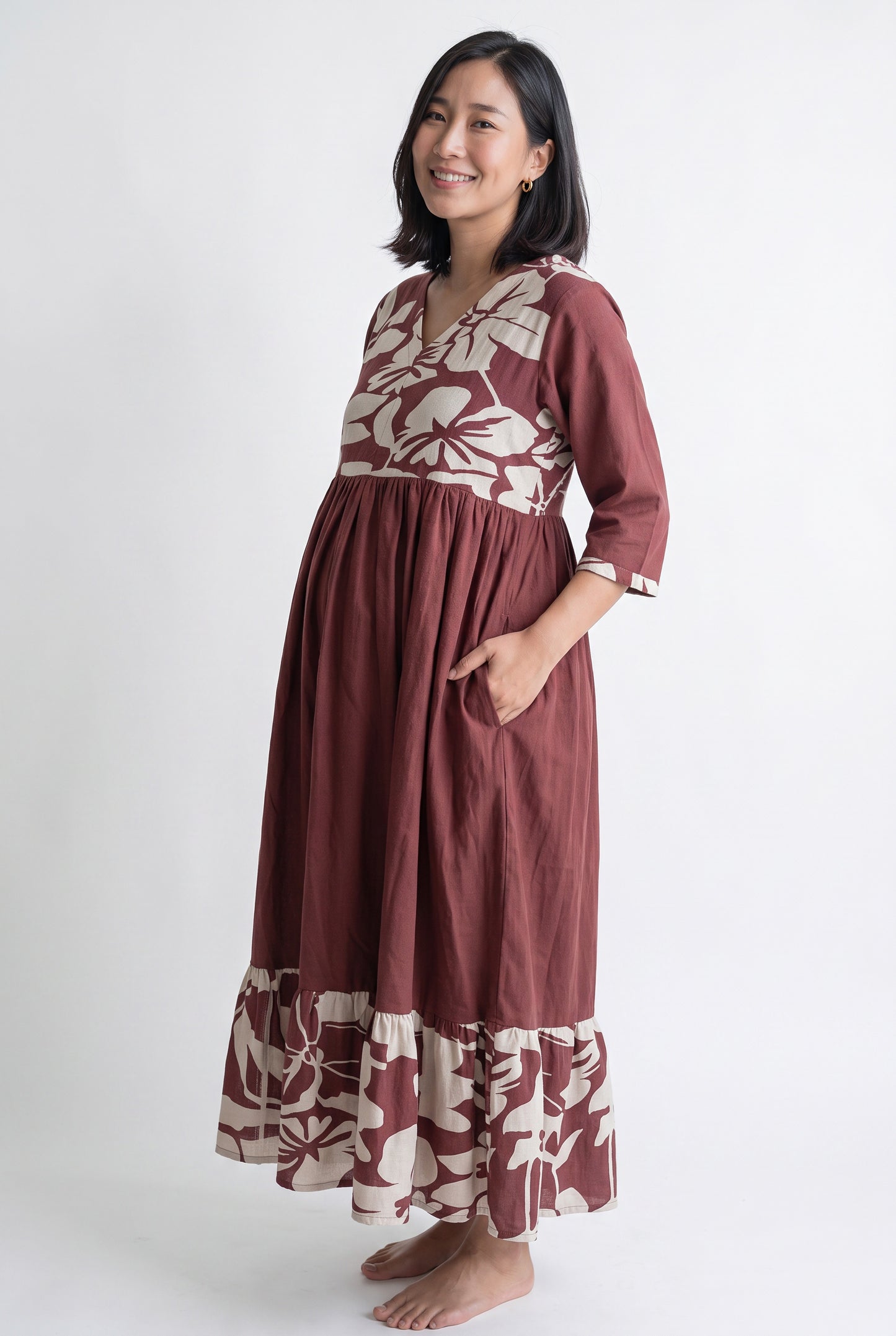 Adi Keshav Cotton Nursing Kurti