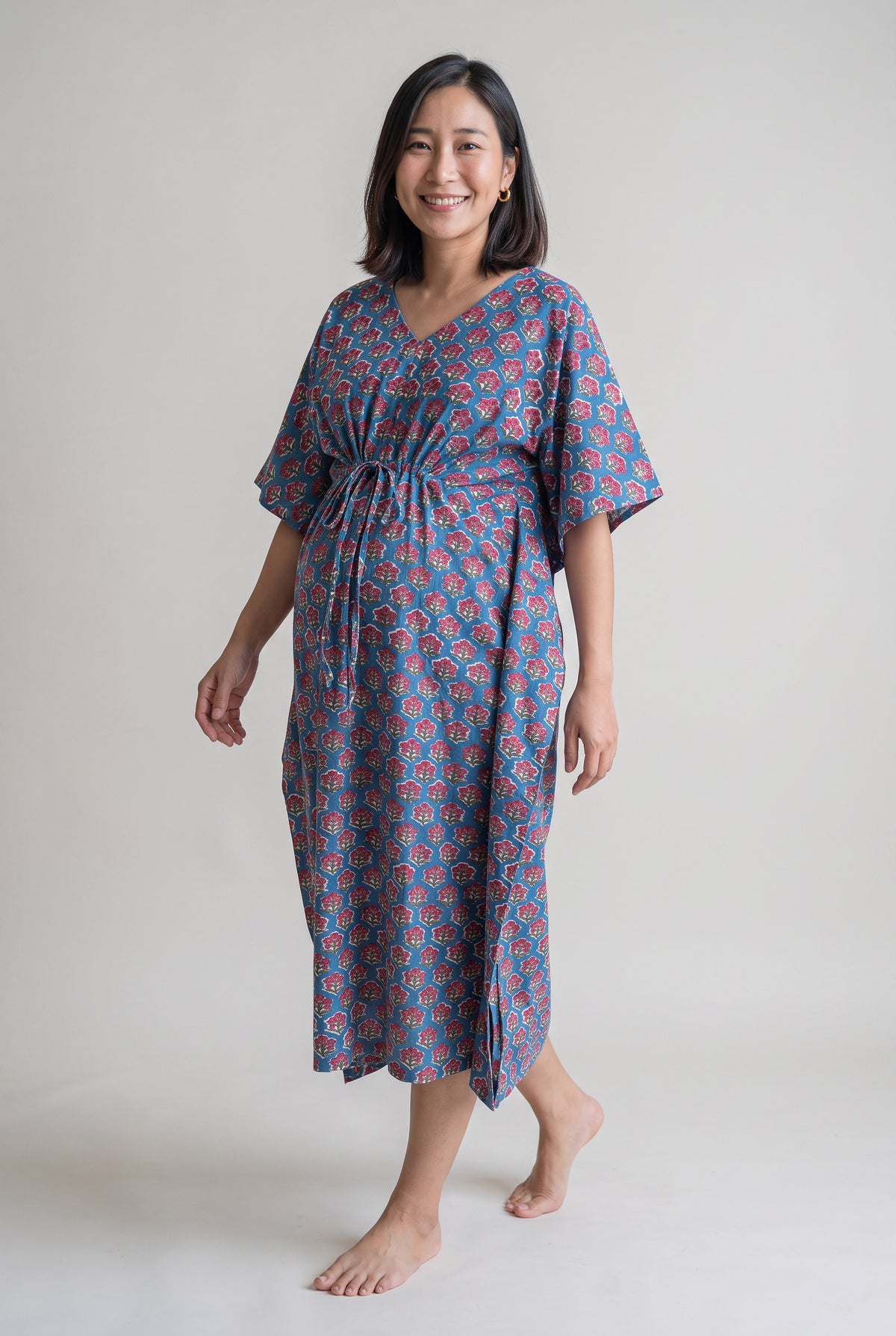 Saumya Cotton Nursing Kaftan