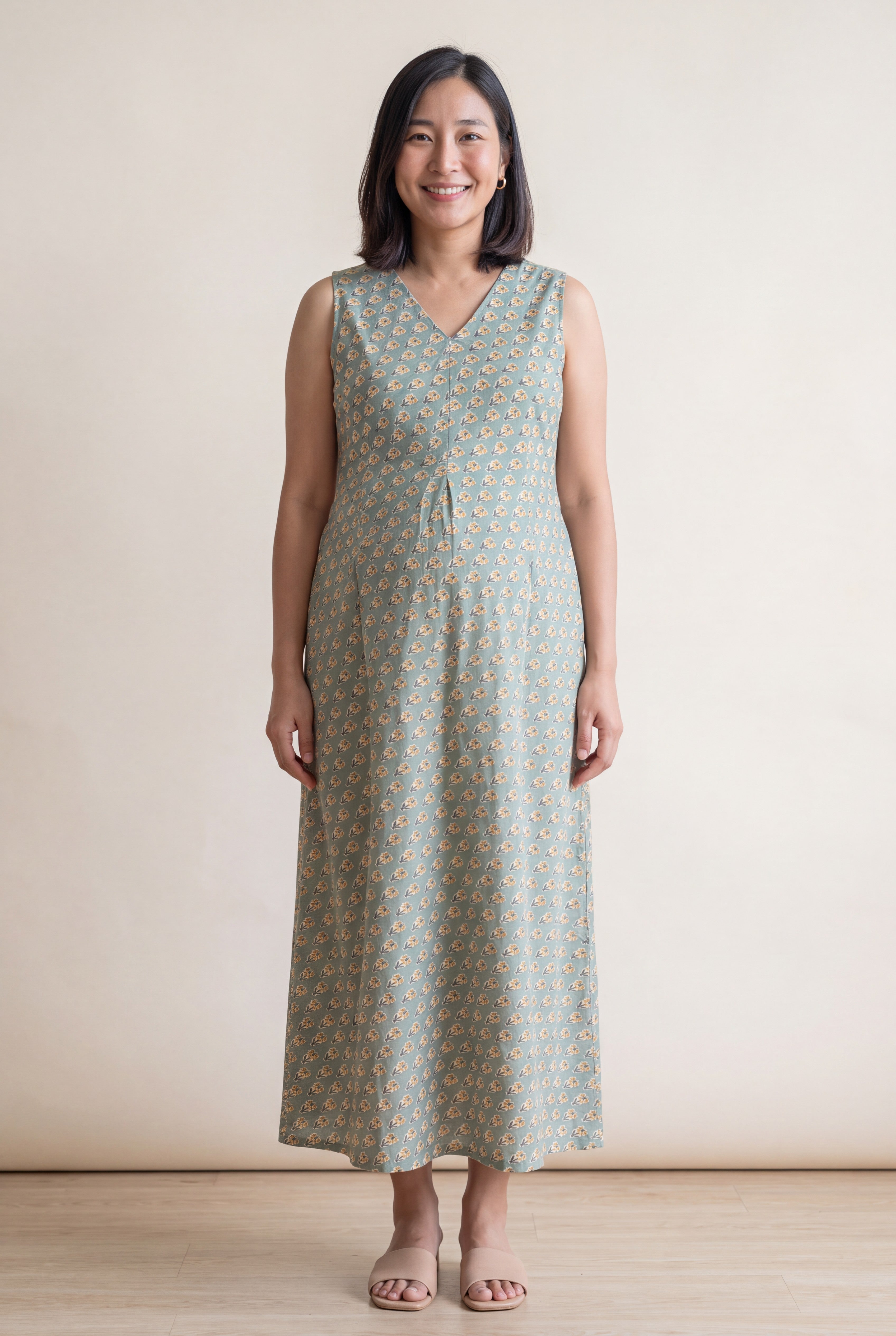 Saumya Cotton Nursing Maxi Dress