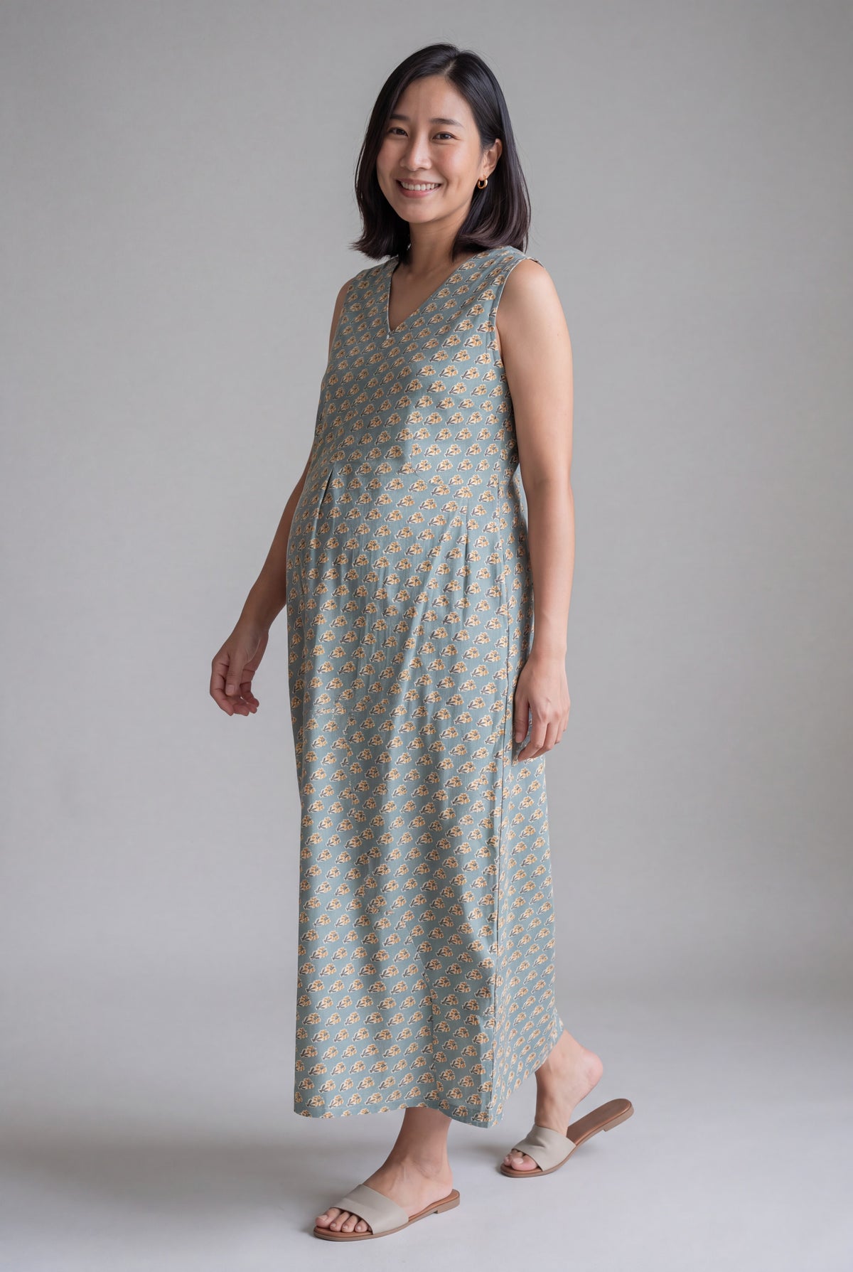 Saumya Cotton Nursing Maxi Dress