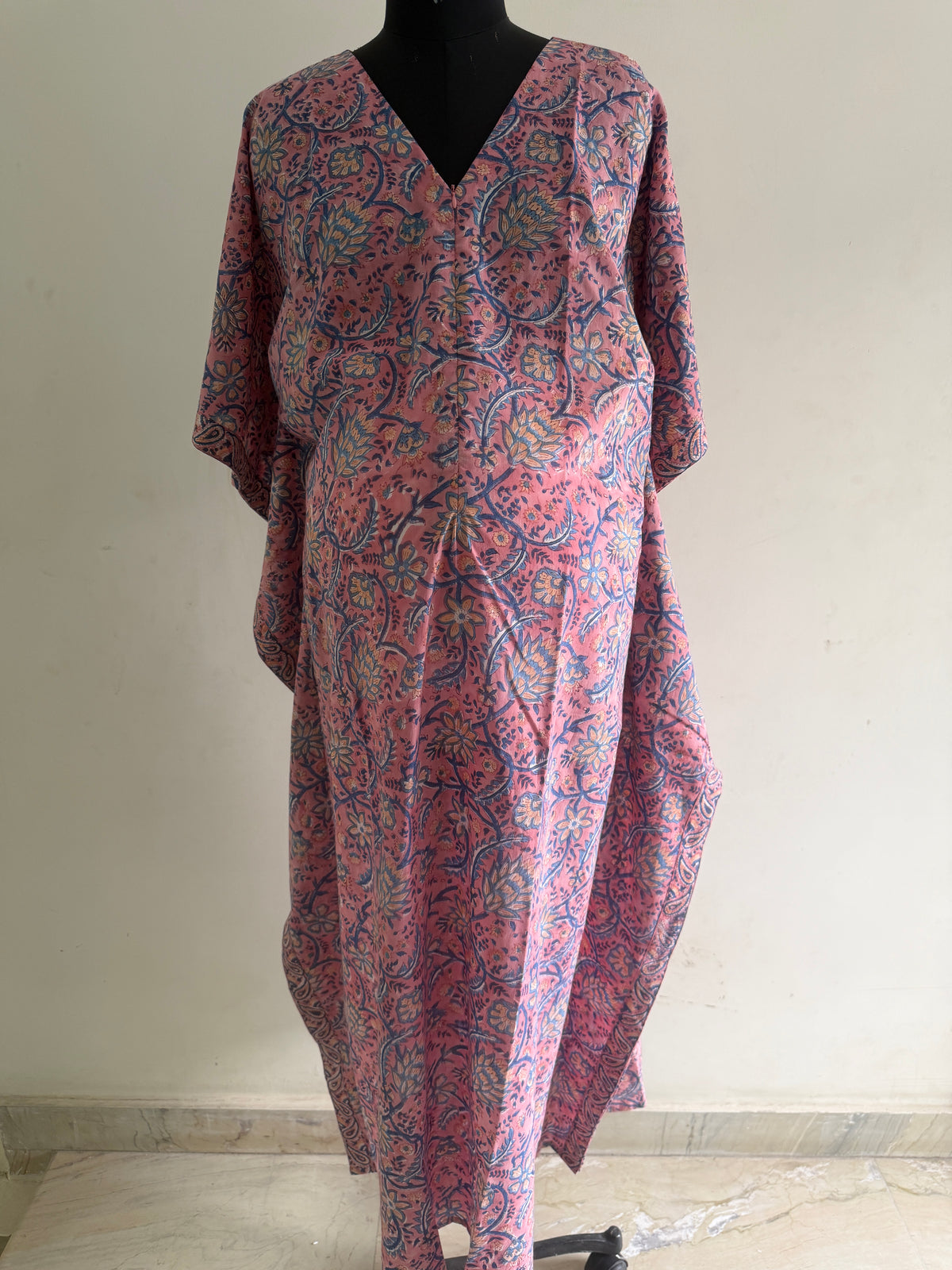 Radhya Cotton Nursing Kaftan Gown