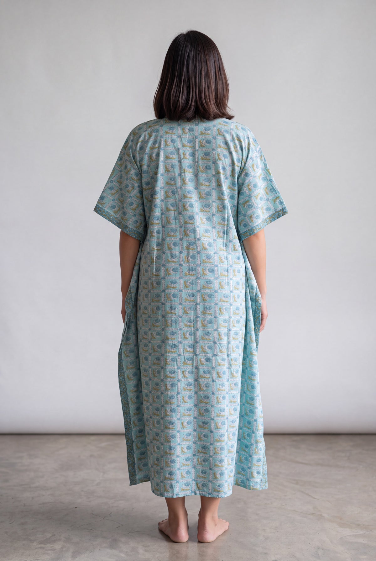 Sita Vallabh Cotton Nursing Kaftan Gown
