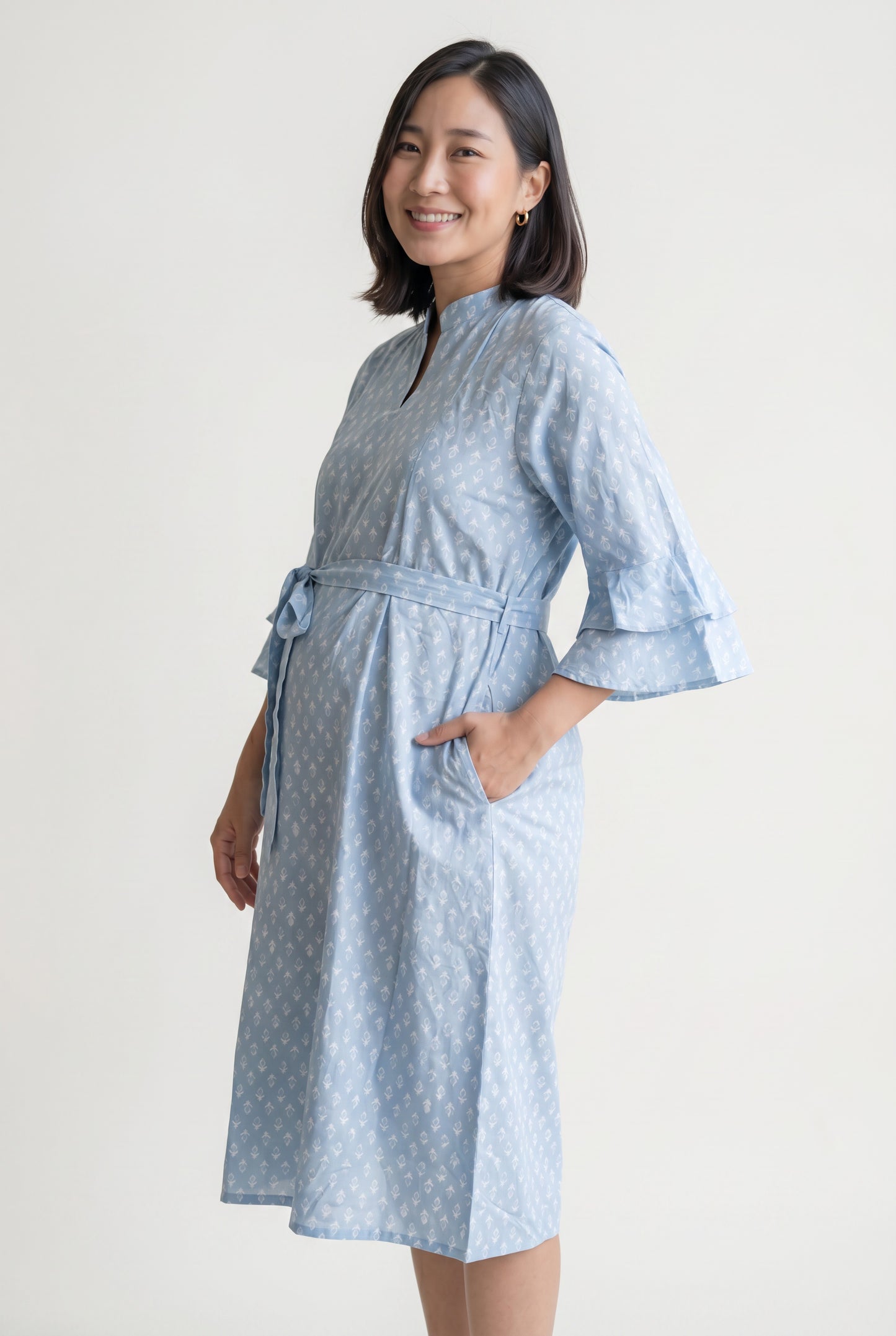 Hrishik Cotton Feeding Dress