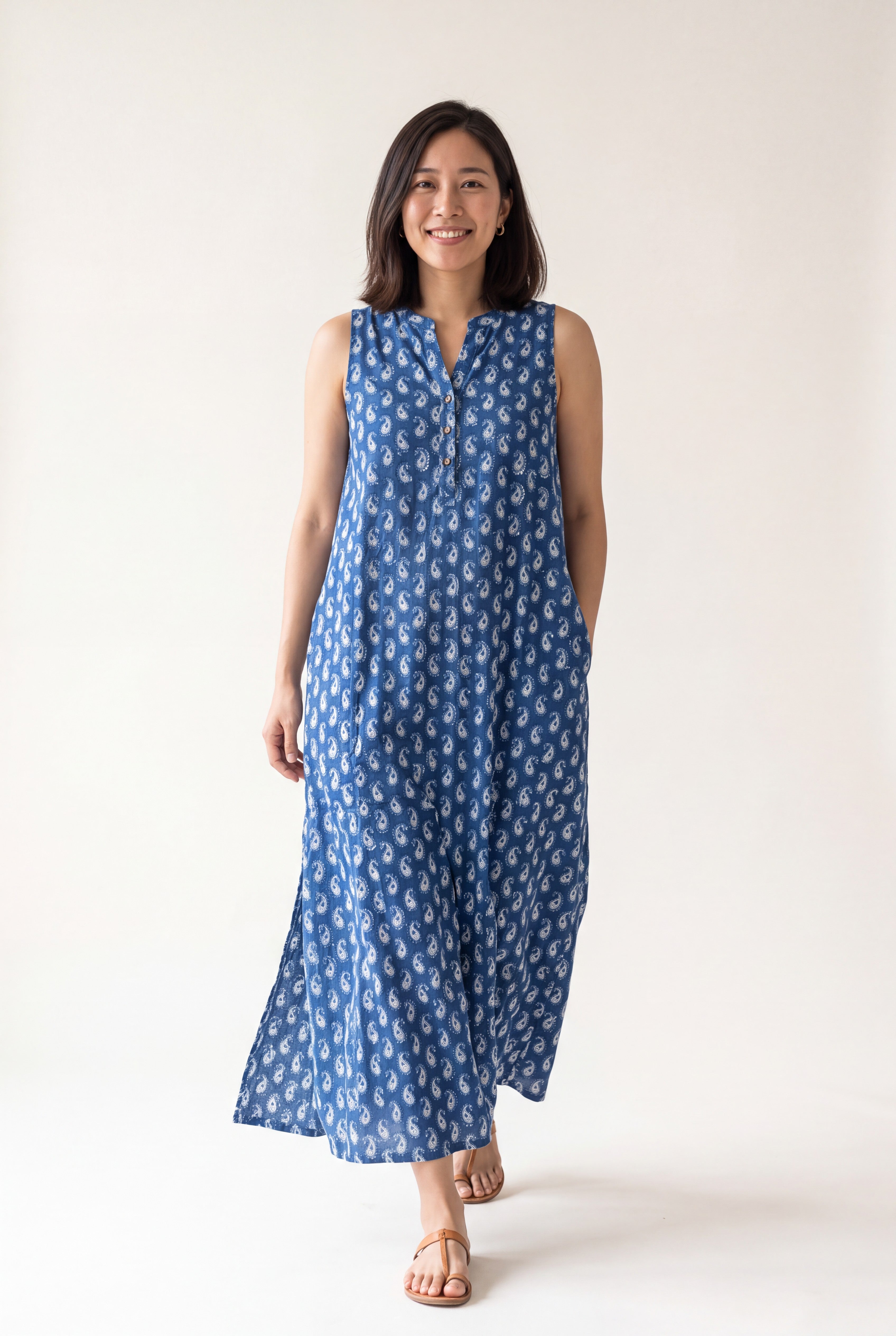 Rama Cotton Nursing Umbrella Dress