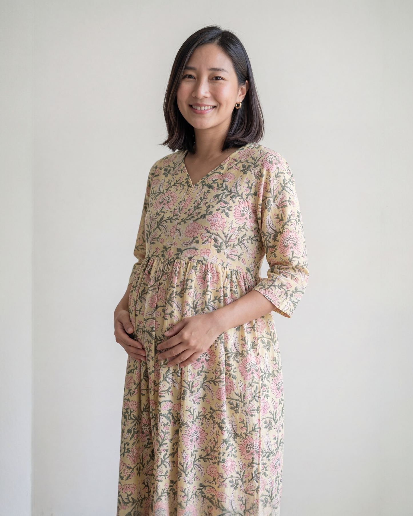 Sanatan Cotton Nursing Dress for Feeding