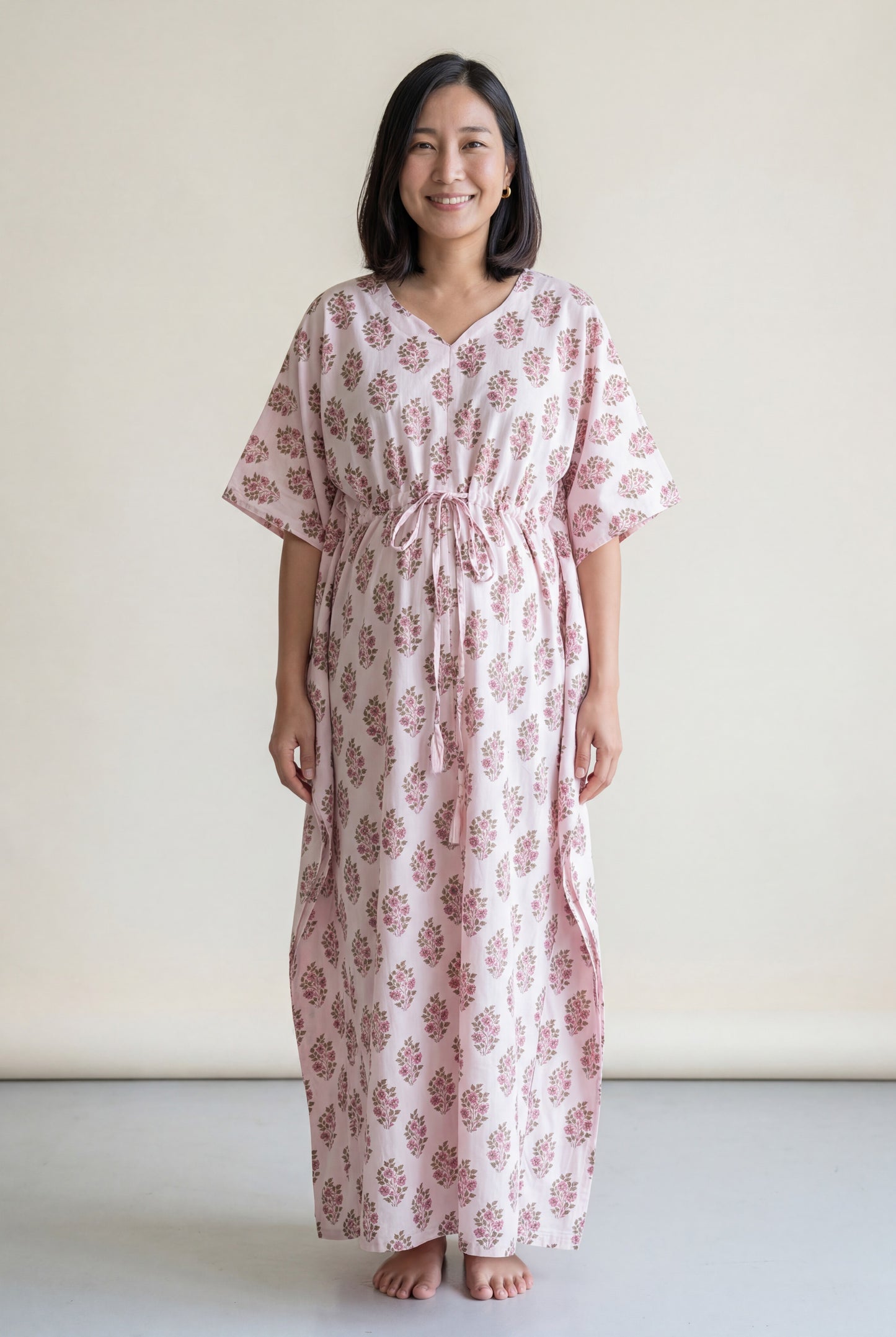Kripa Nidhi Cotton Nursing Kaftan