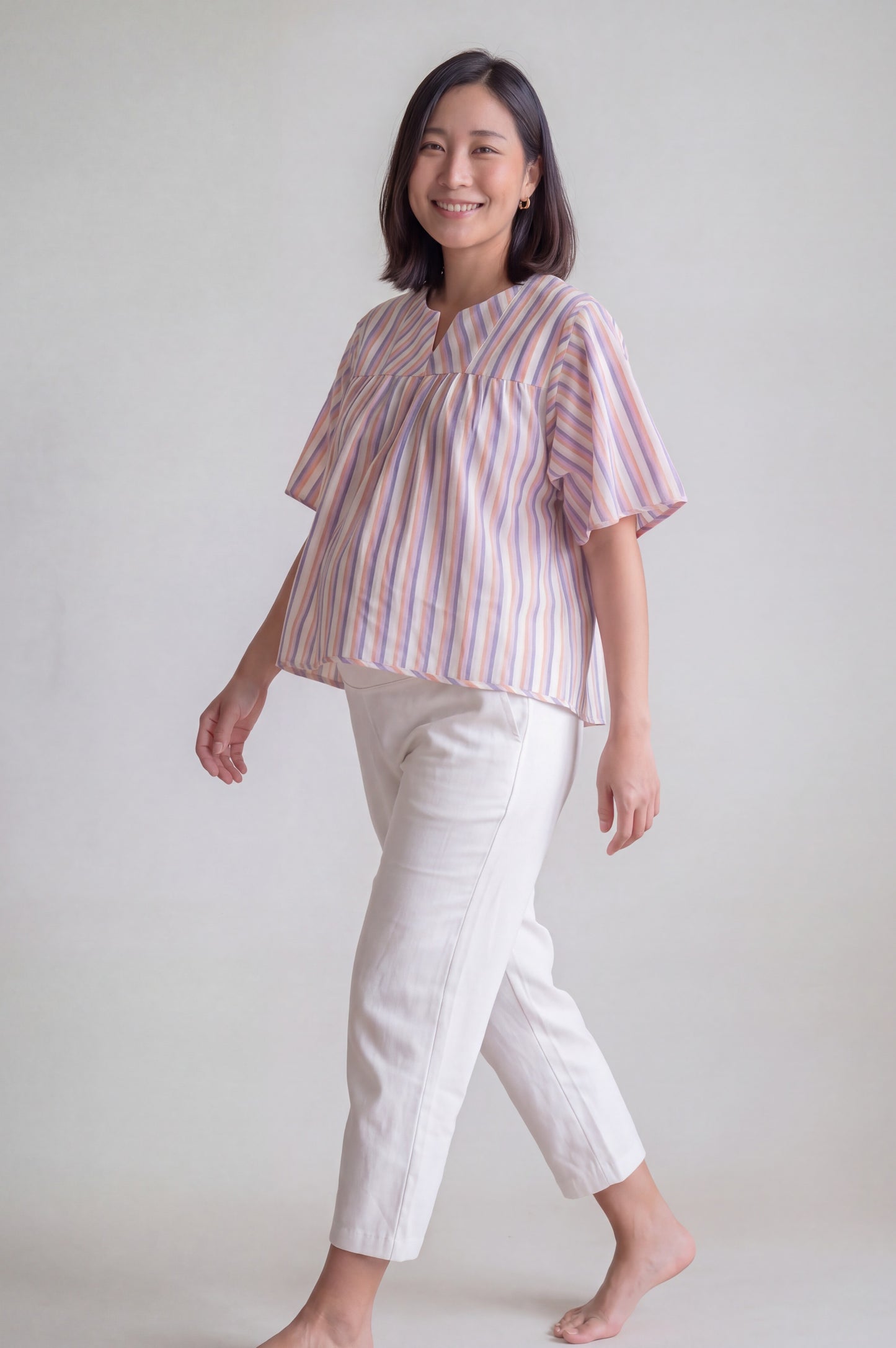 Siya Handloom Cotton Nursing Top