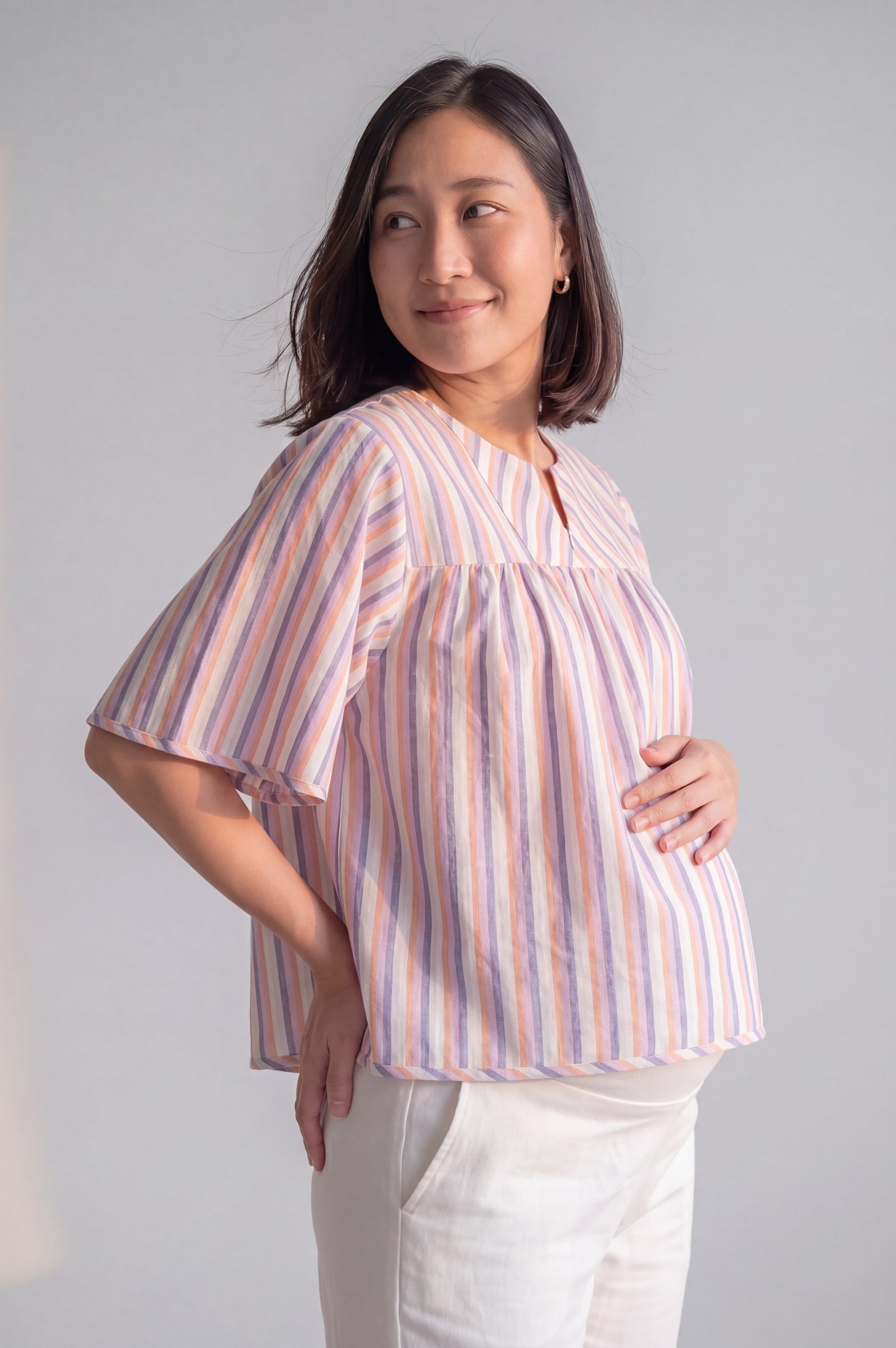Siya Handloom Cotton Nursing Top