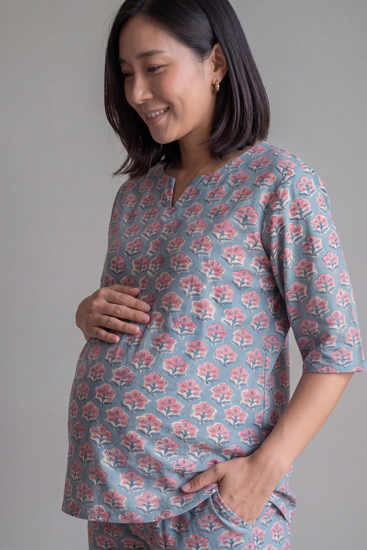 Raam Cotton Nursing Shorts Set