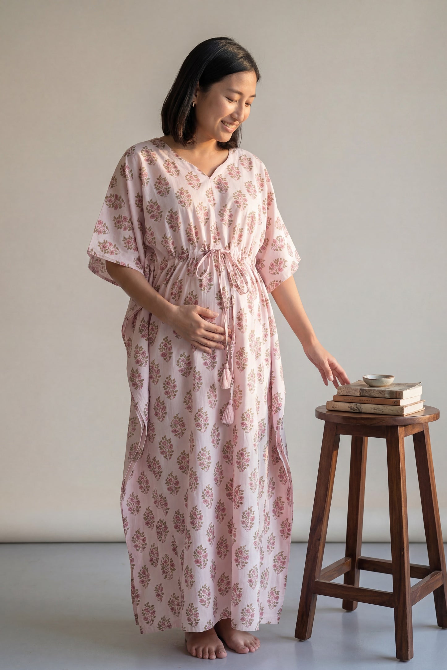 Kripa Nidhi Cotton Nursing Kaftan