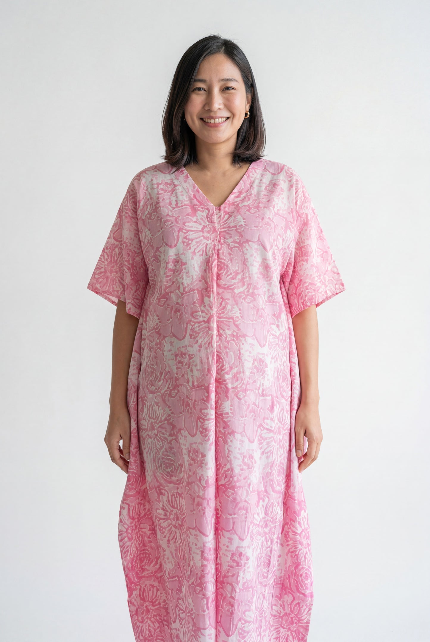 Rasa Priya Nursing Kaftan Gown with Long Feeding Zip