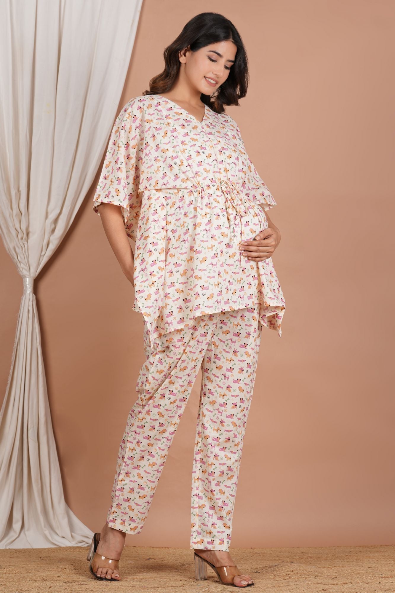 Vyaghra Maternity Loungewear (with zip for Nursing)