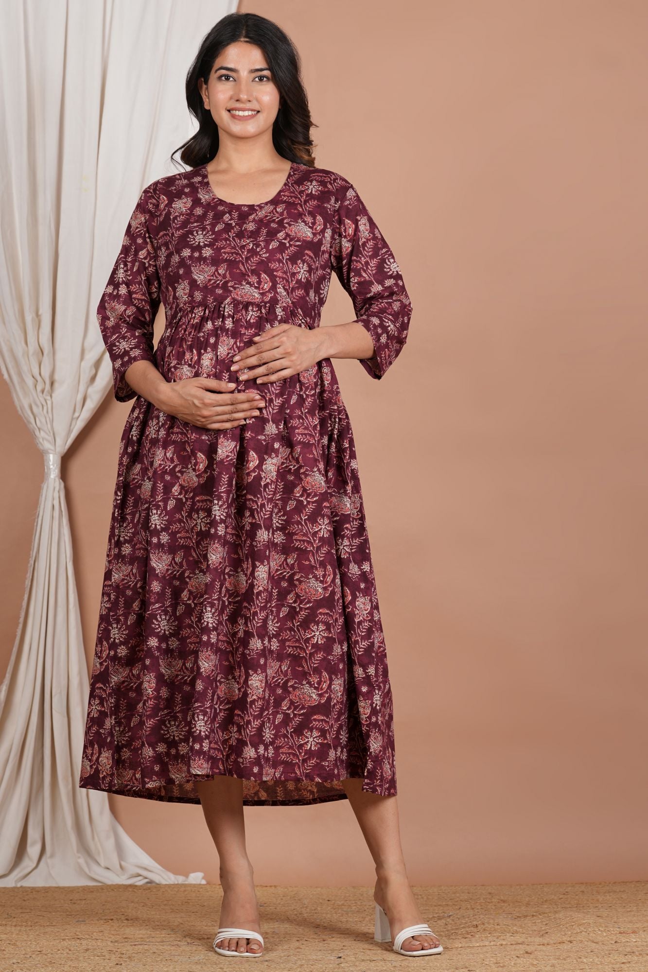 Savya Sachin Cotton Nursing Kurti (No Zip- Feeding Access)