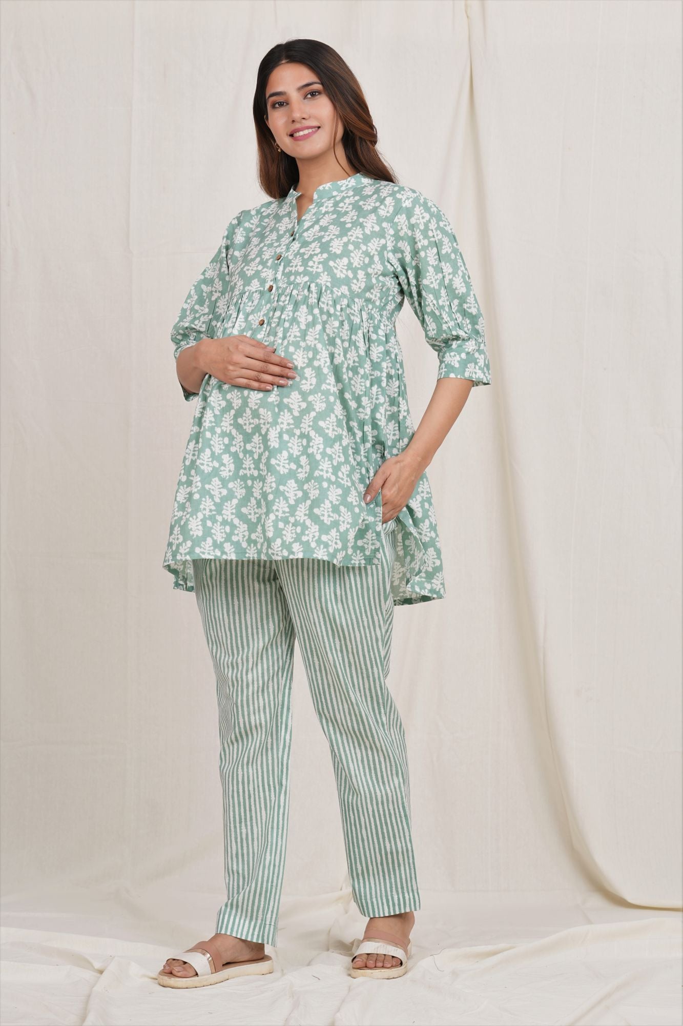 Gauranga Nursing Top - Pyjama Set