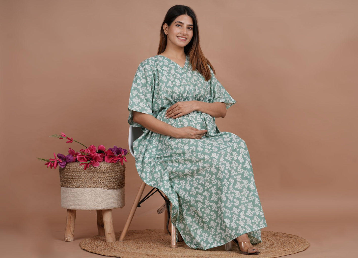 Gaurang Cotton Nursing Kaftan