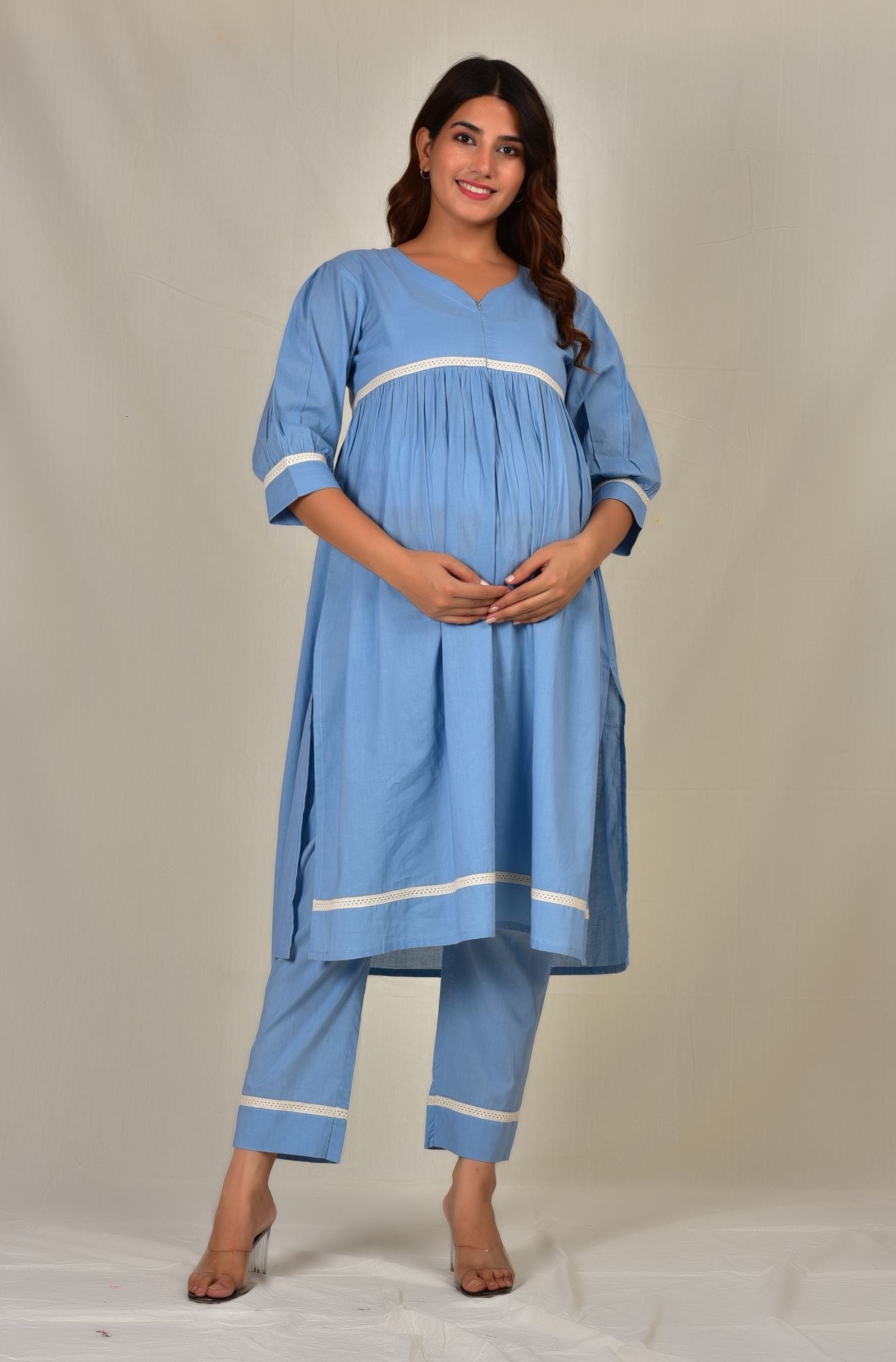 Sanat Nursing Cotton Kurta - Pant Set