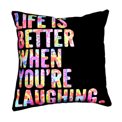 Laughter Digital Print 16 Cushion Cover