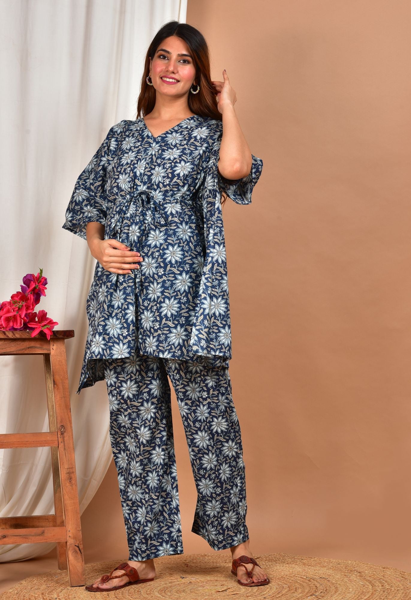 Nidra Maternity Loungewear (with zip for Nursing)