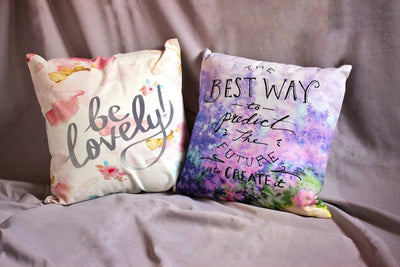 Be Lovely Pastel 16Couch Cushions Covers (Set of 2 )