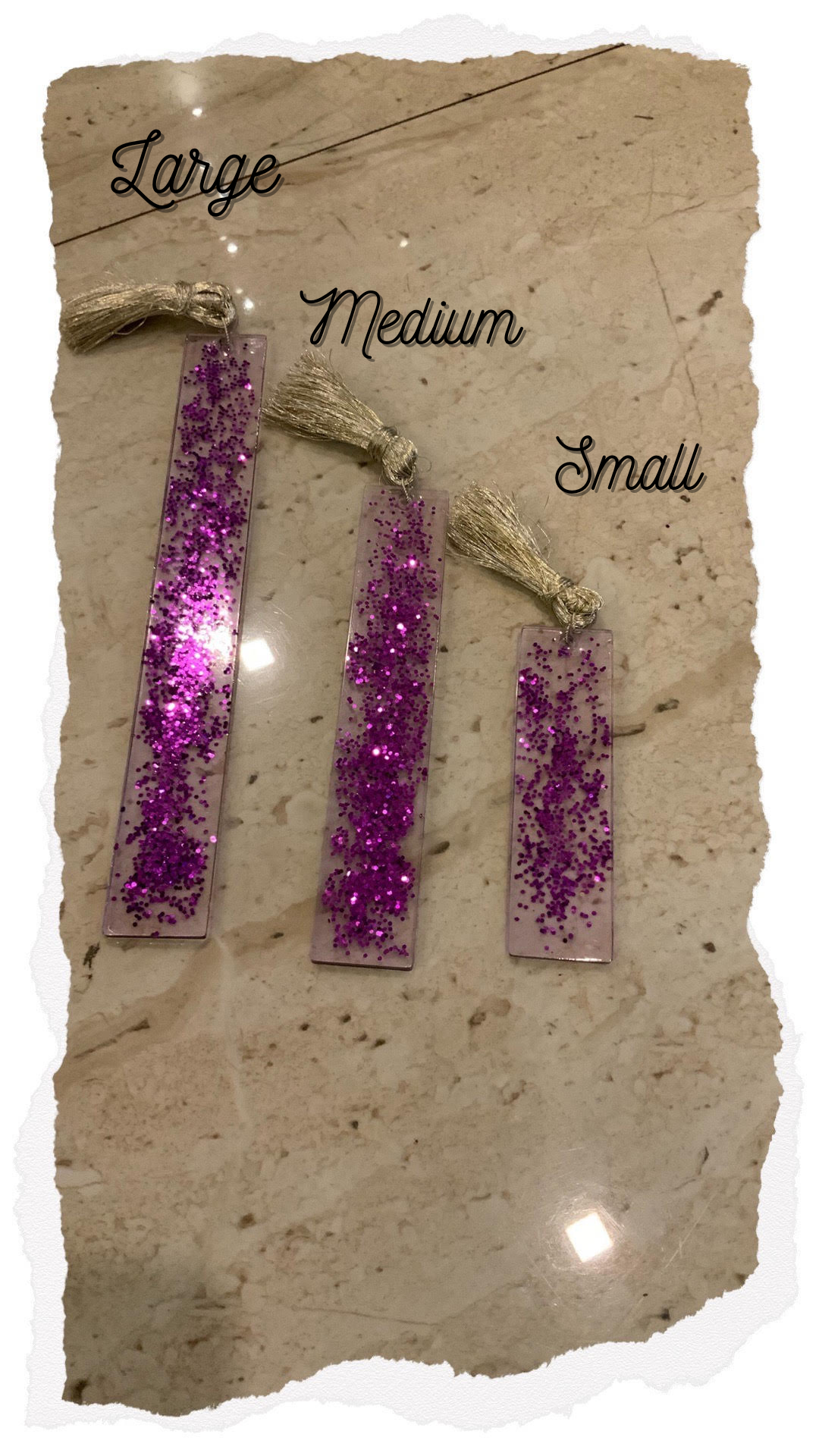 Sugar Crush Handcrafted Bookmark