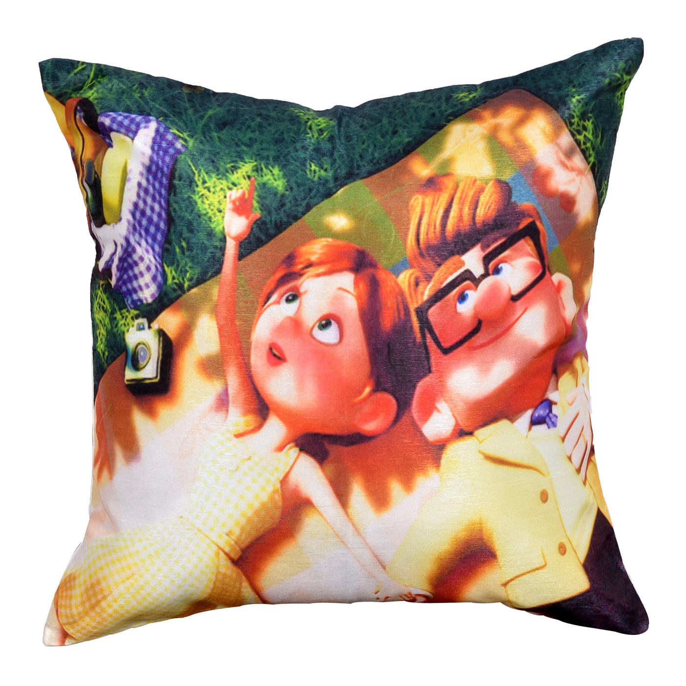 Up Movie Digital Print Polyester Cushion Cover 16x16
